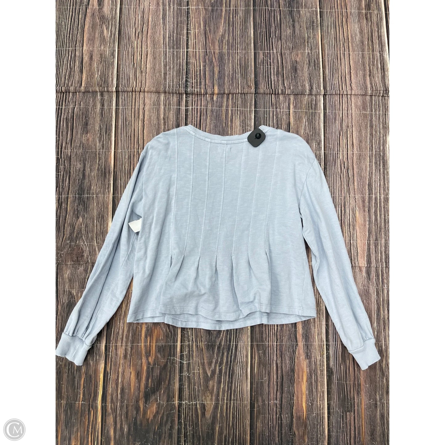 Top Long Sleeve By Pilcro In Blue, Size: M