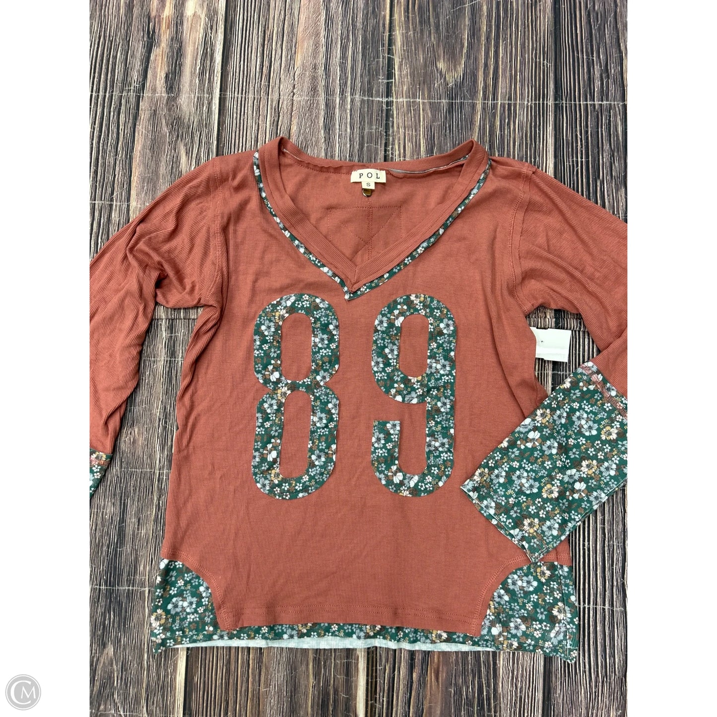 Top Long Sleeve By Pol In Pink, Size: S