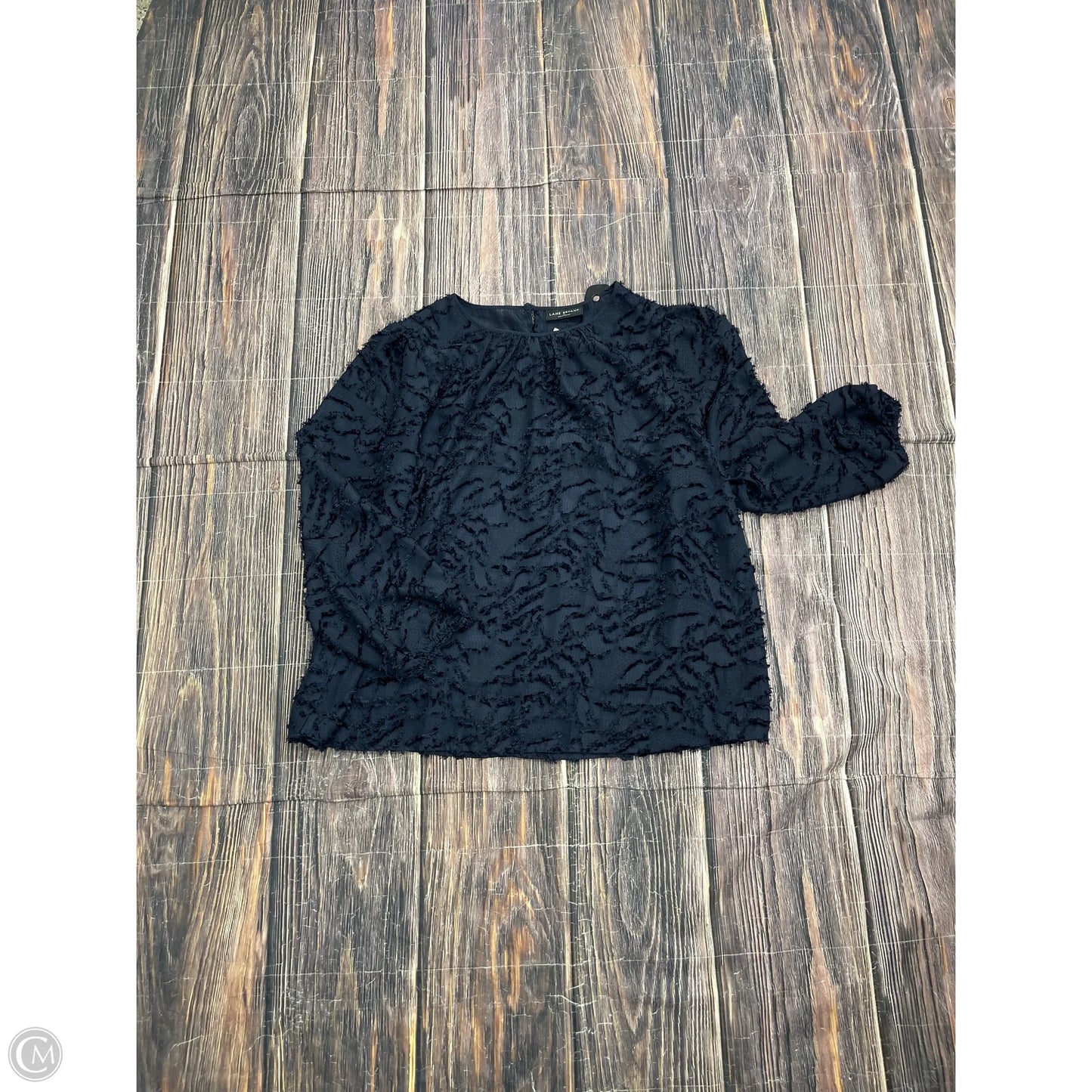 Top Long Sleeve By Lane Bryant In Blue, Size: 20