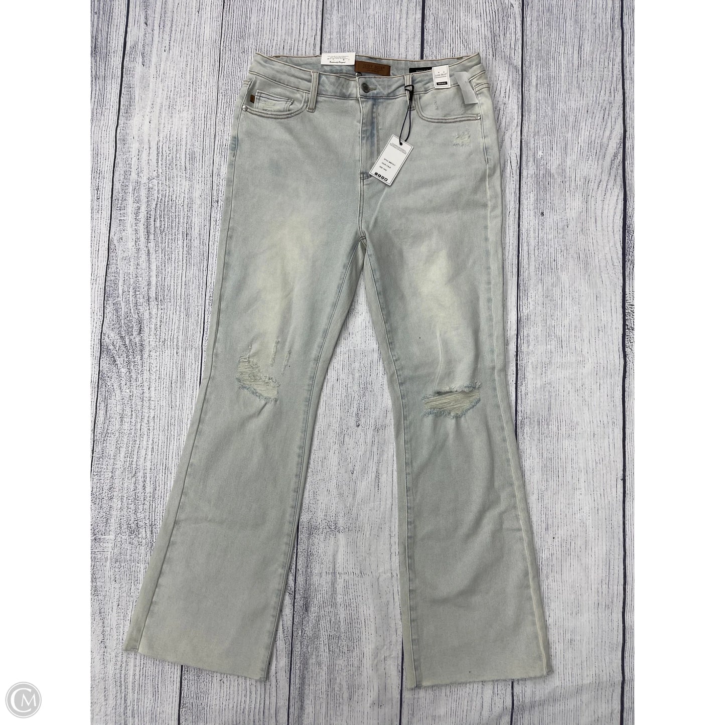 Jeans Boot Cut By Judy Blue In Blue Denim, Size: 14