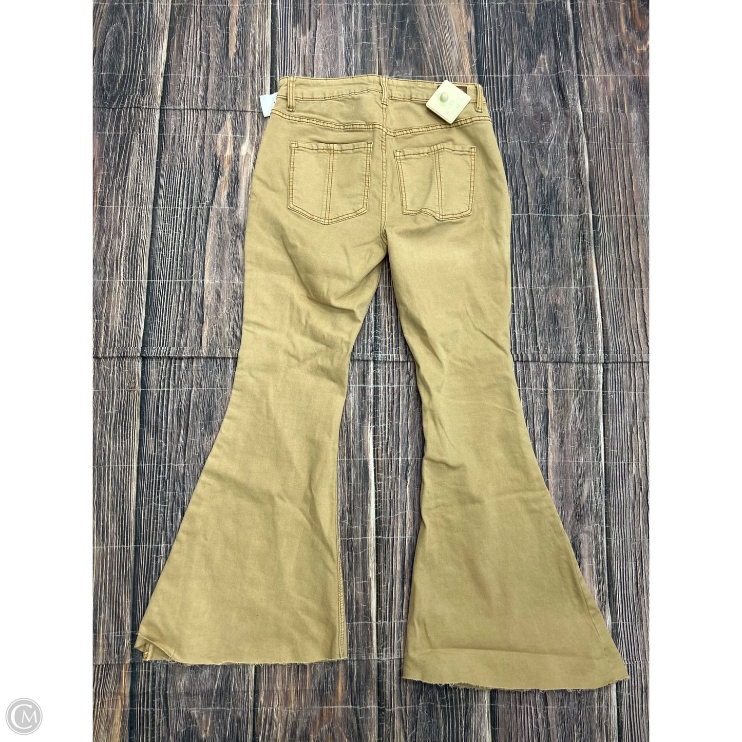 Jeans Flared By Shyanne In Brown, Size: 12