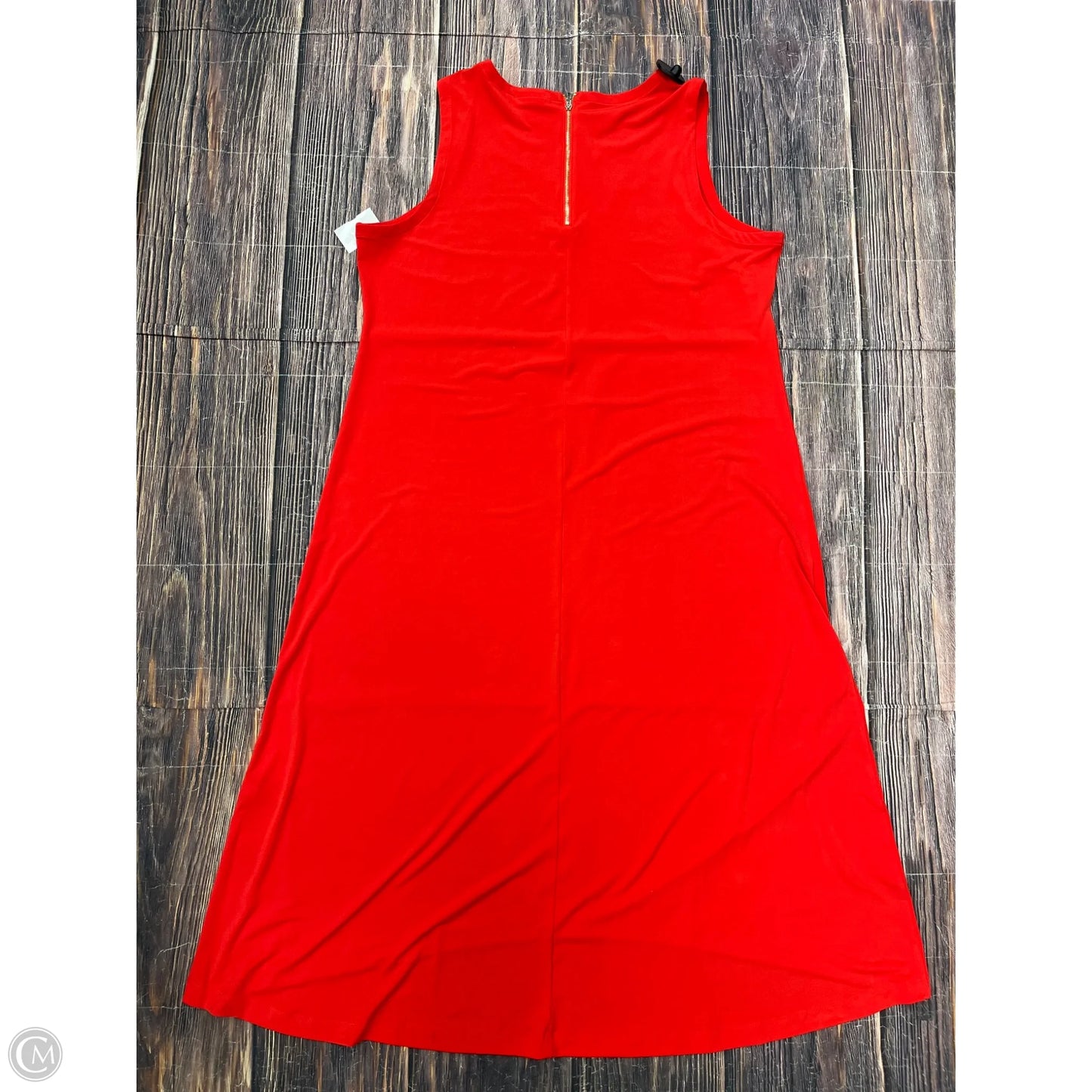 Dress Casual Maxi By Chicos In Orange, Size: 1x