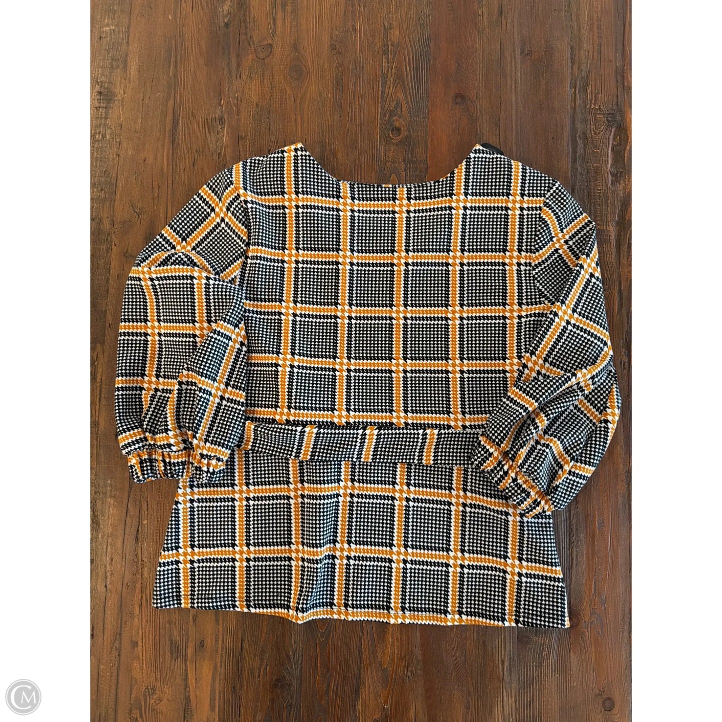 Top Long Sleeve By Worthington In Black, Size: L