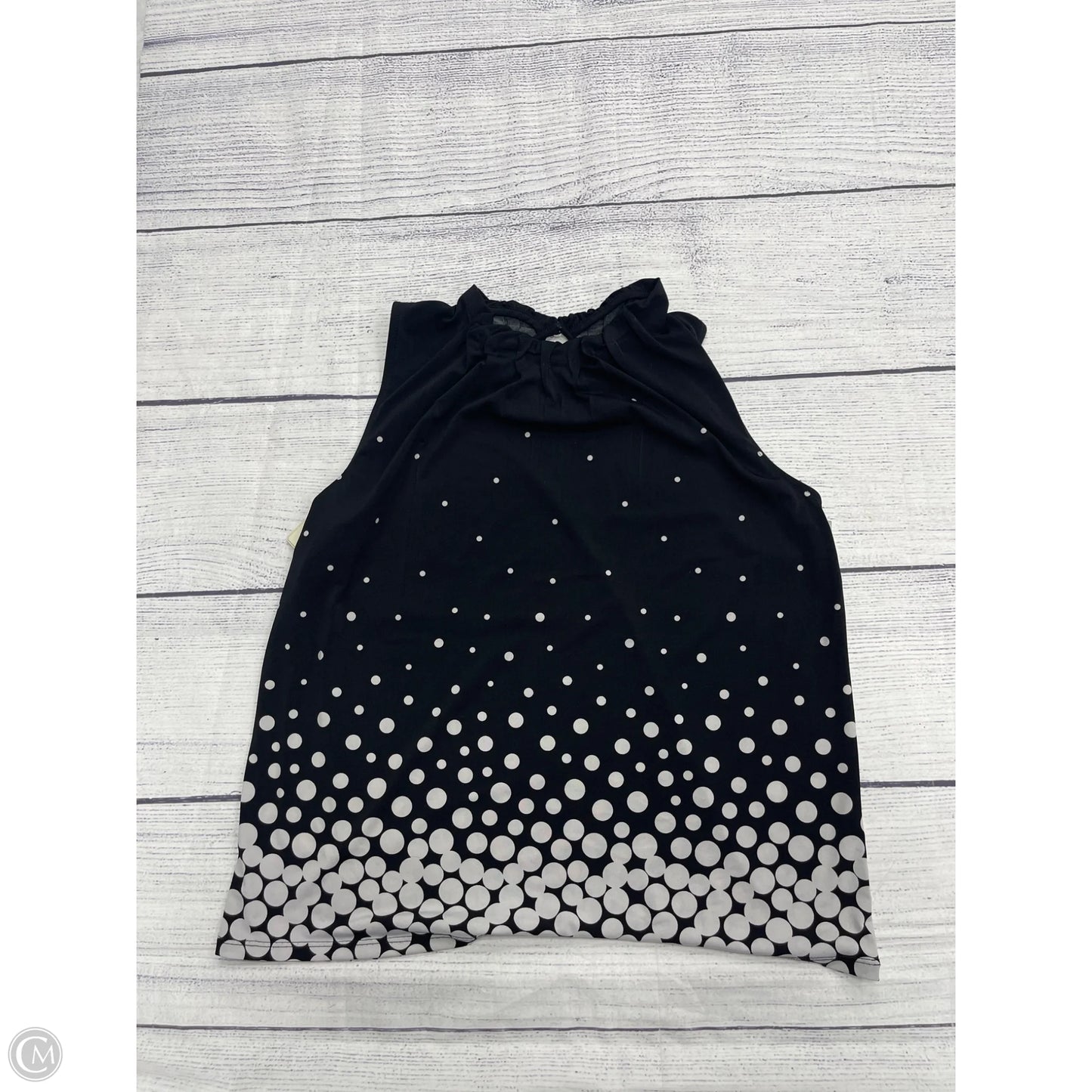 Tank Top By Croft And Barrow In Black, Size: M