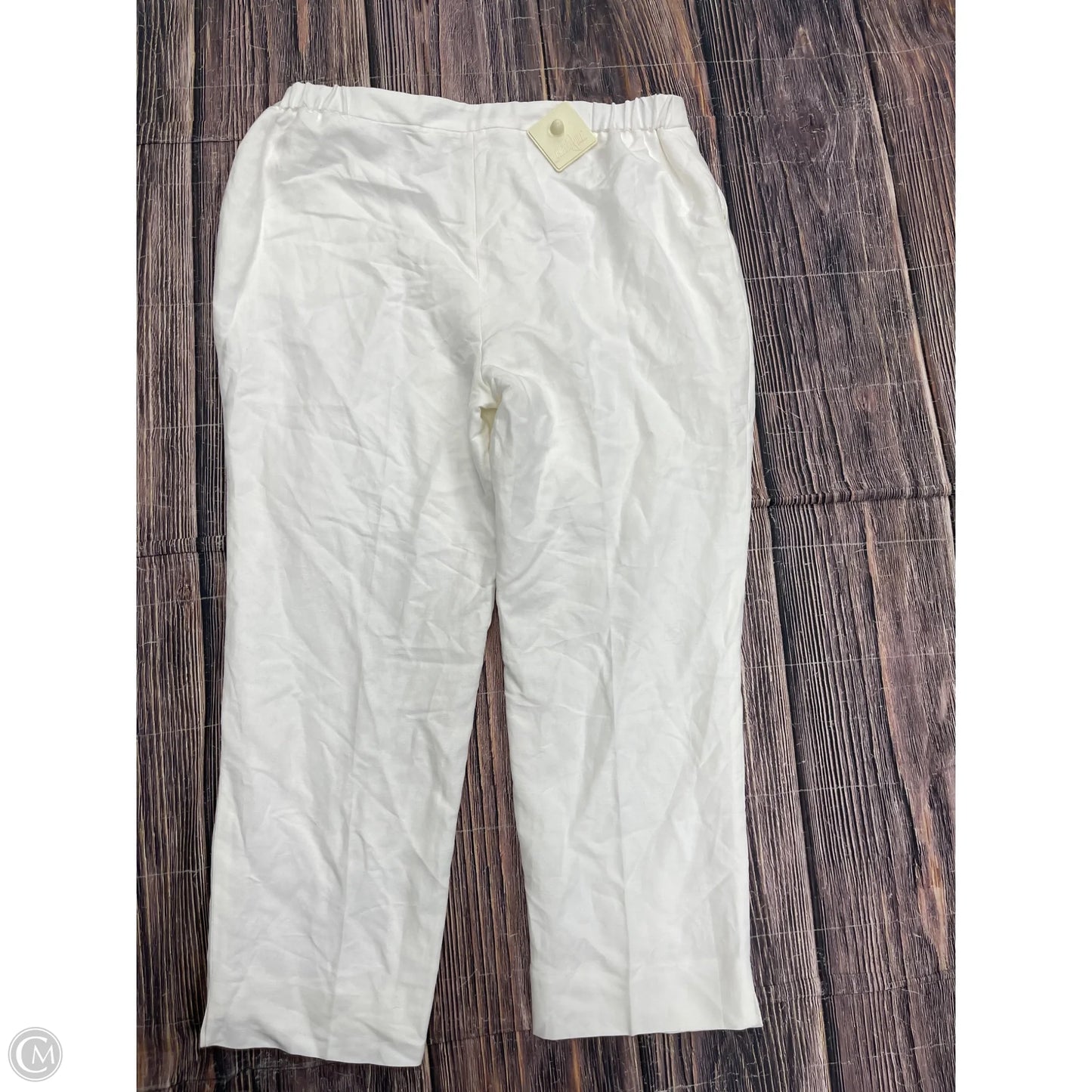 Pants Dress By Kasper In White, Size: 16