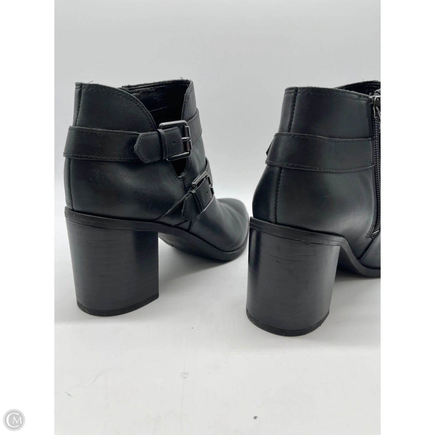 Boots Ankle Heels By Franco Sarto In Black, Size: 8.5
