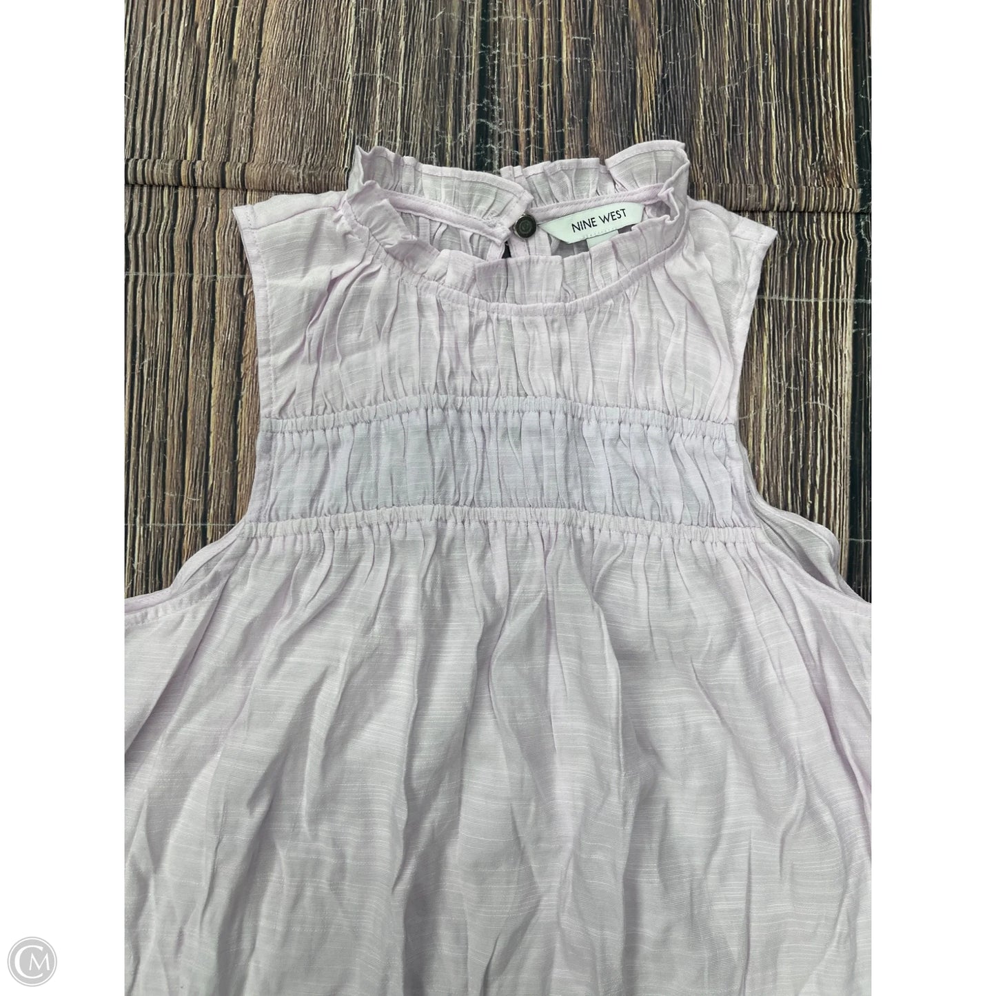 Tank Top By Nine West In Purple, Size: S