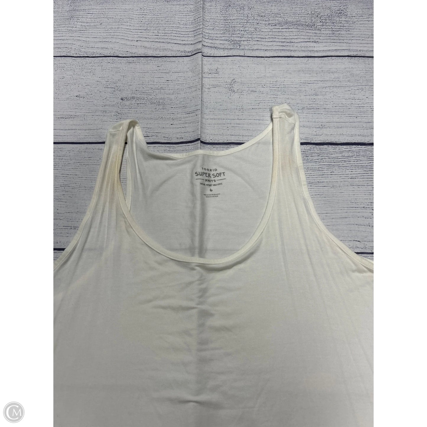 Tank Top By Torrid In White, Size: 6