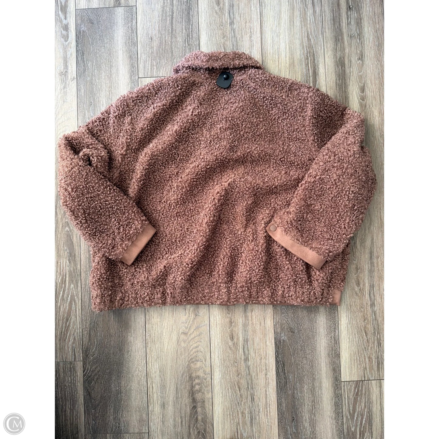 Jacket Faux Fur & Sherpa By Falls Creek In Brown, Size: 3x