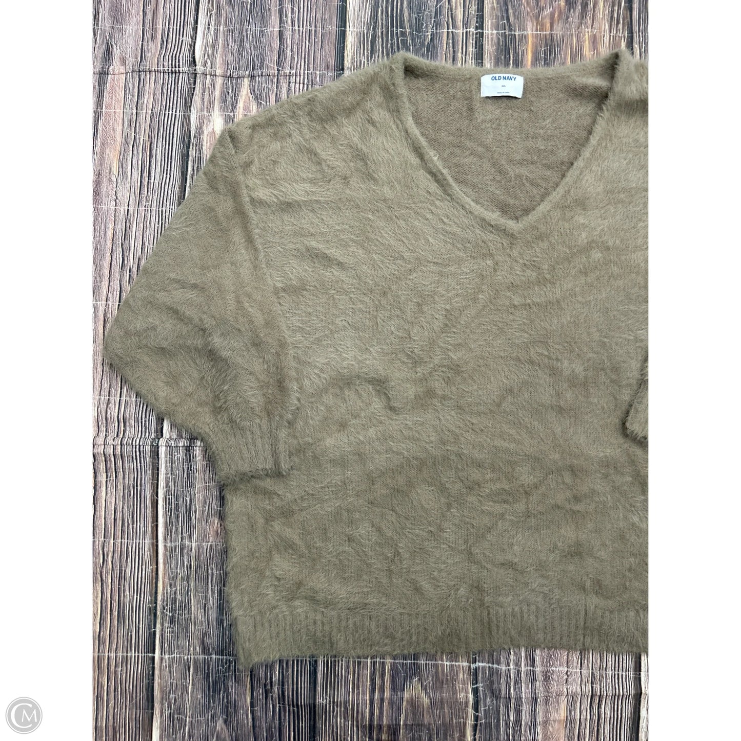 Sweater By Old Navy In Taupe, Size: 1x