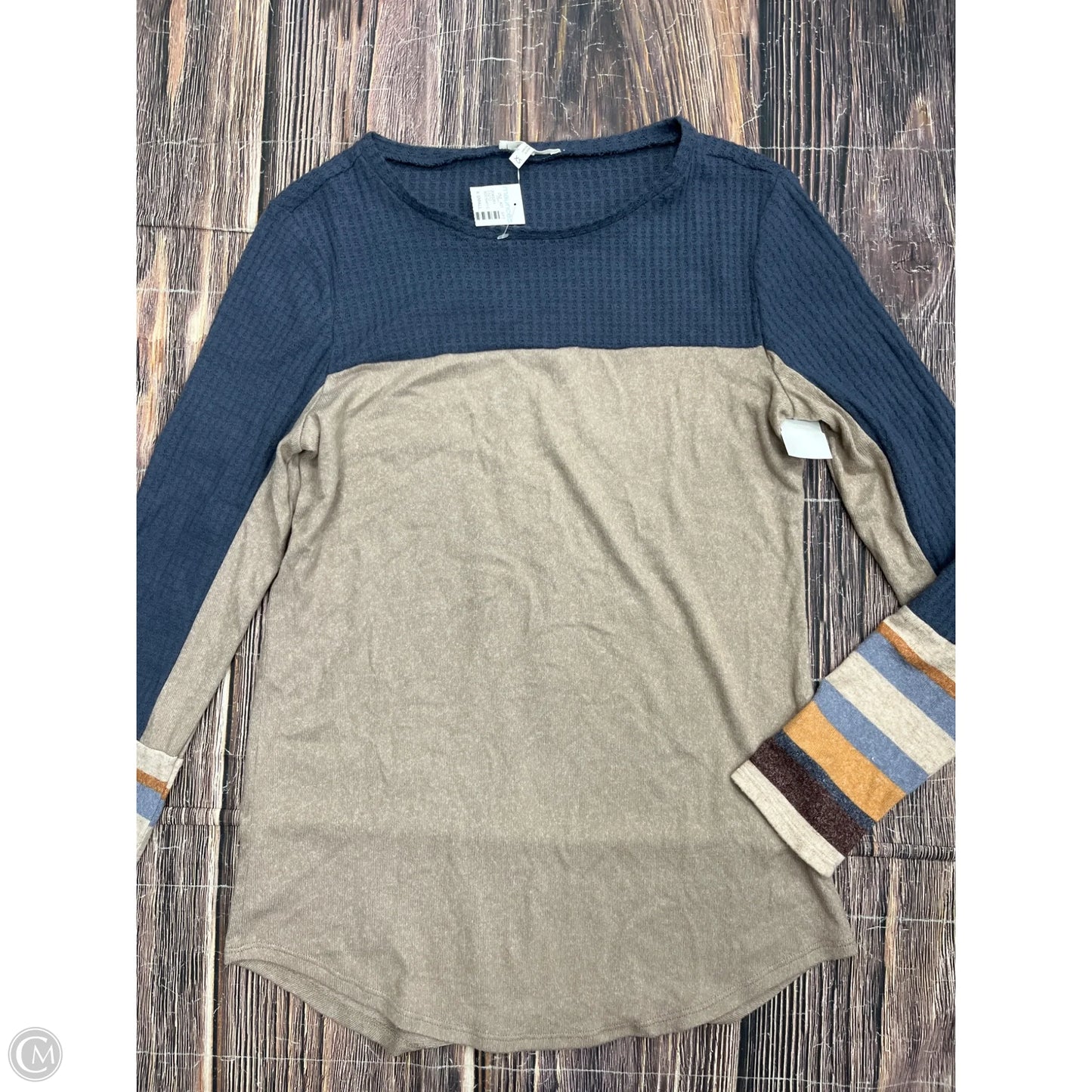 Top Long Sleeve By Maurices In Blue, Size: Xs
