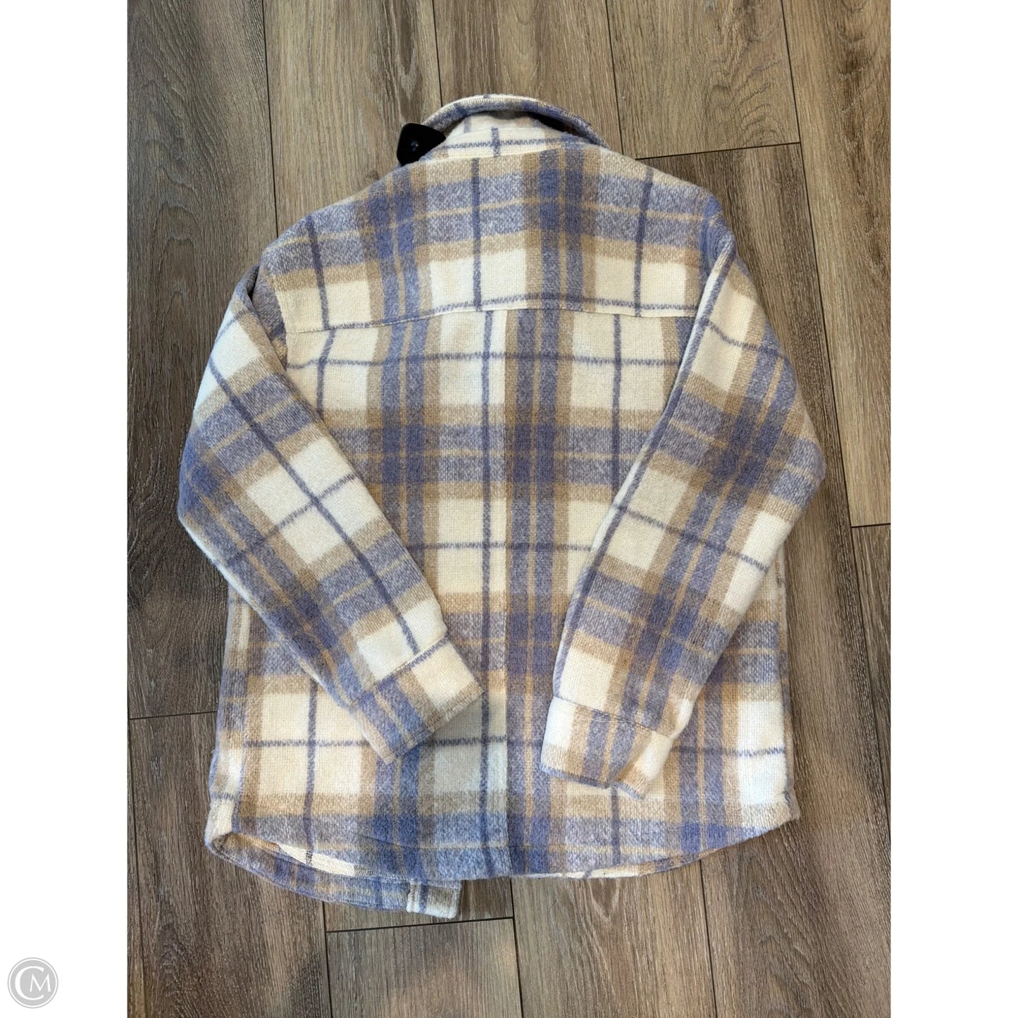 Jacket Shirt By Avec Les Filles In Purple, Size: S