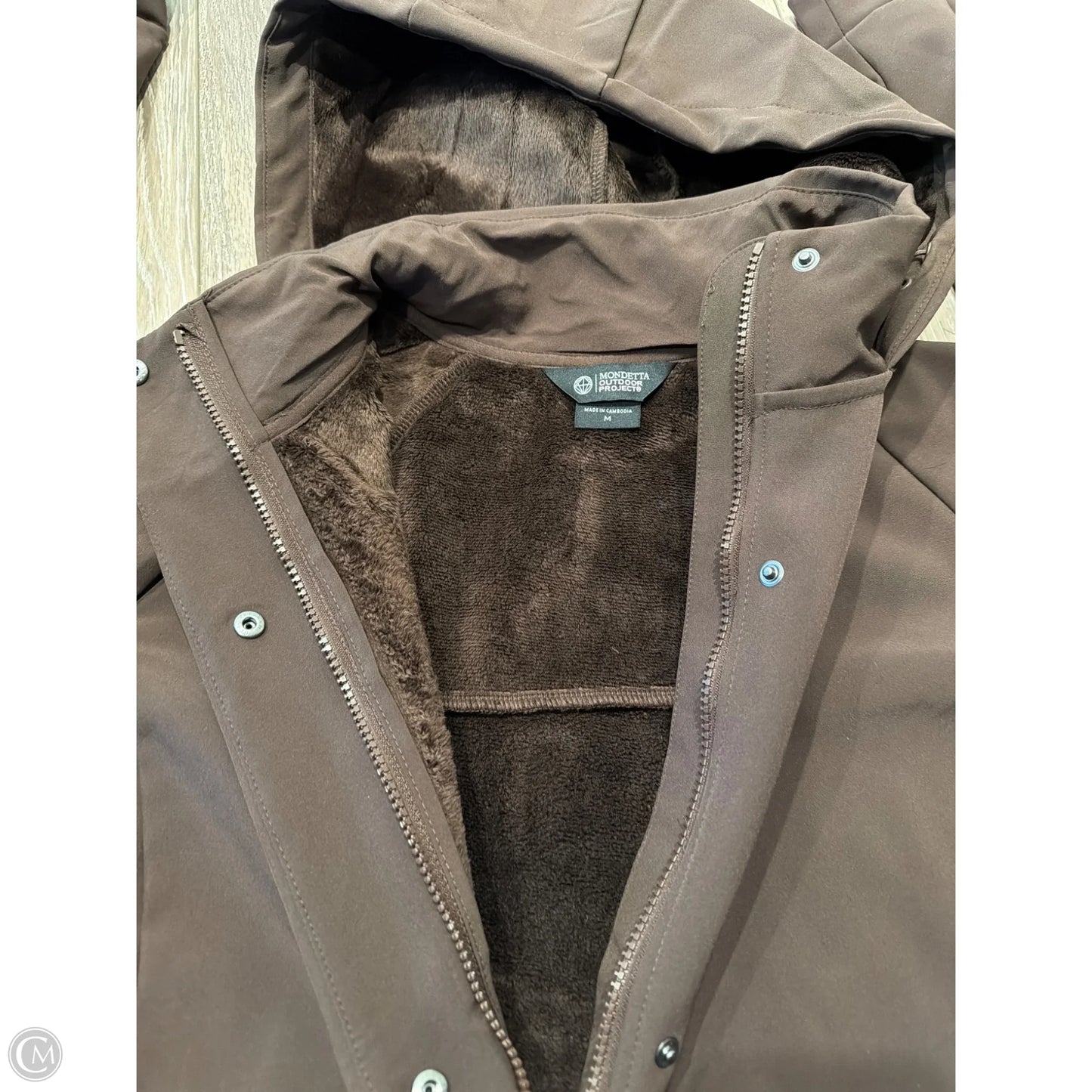 Jacket Utility By Mondetta In Brown, Size: M