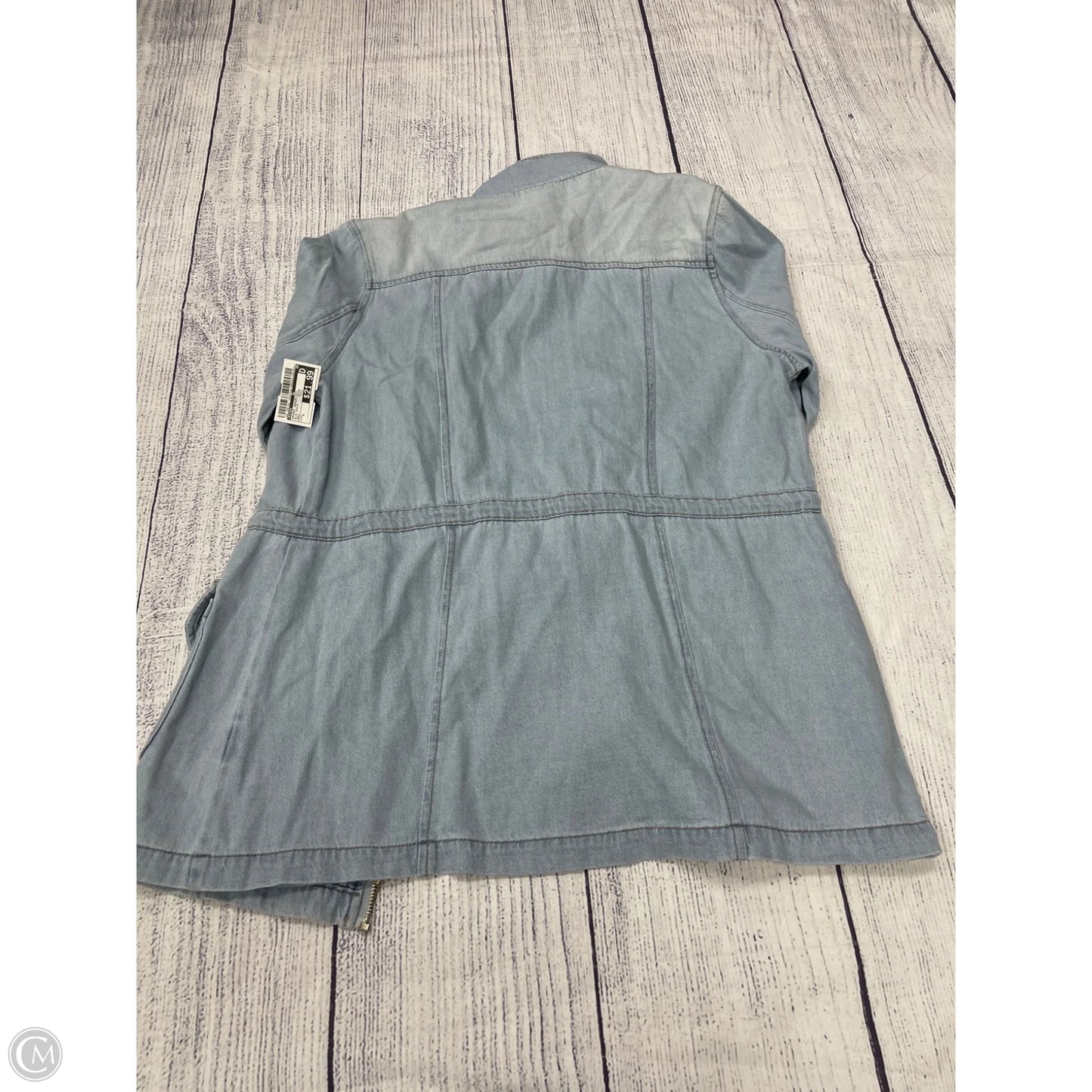 Jacket Denim By Risen In Blue Denim, Size: L