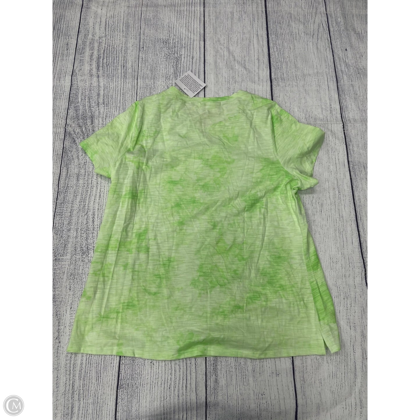 Top Short Sleeve Basic By Belle By Kim Gravel In Green, Size: L