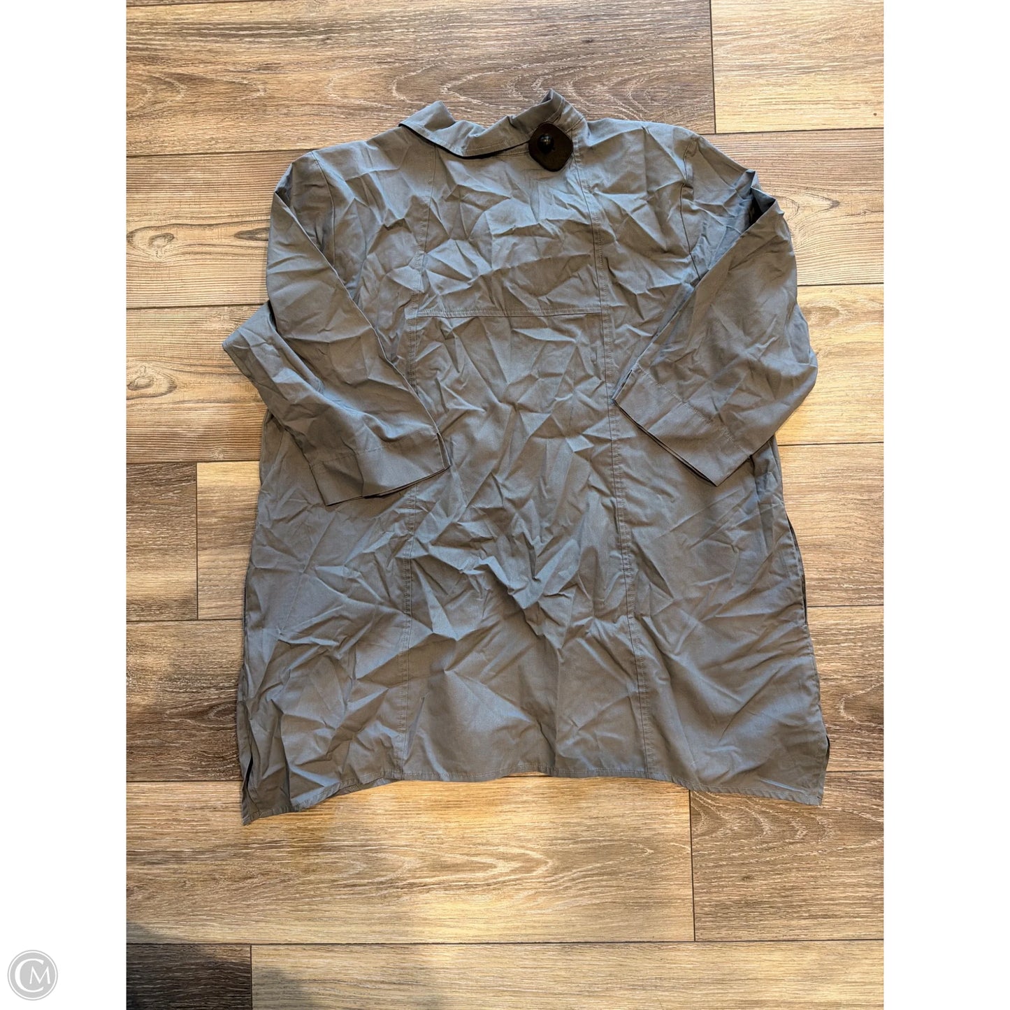 Top Long Sleeve By Joan Rivers In Grey, Size: L