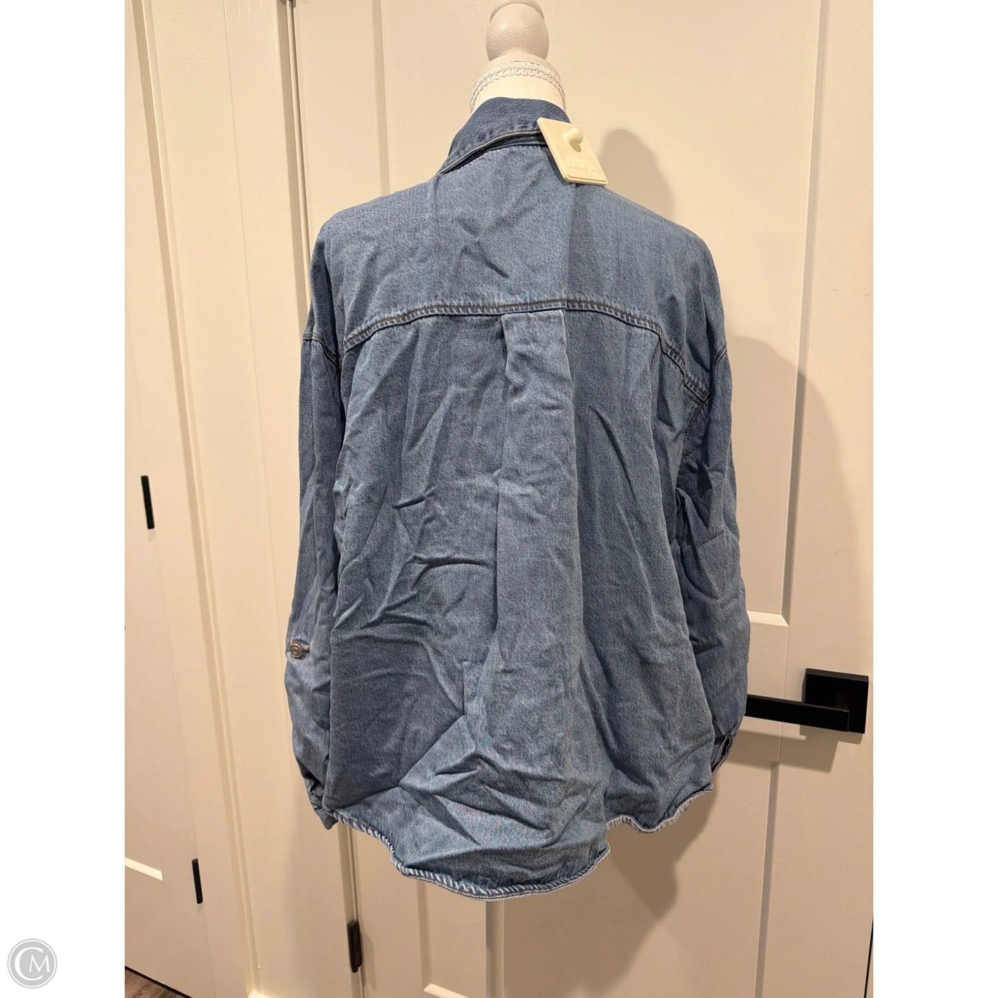 Top Long Sleeve By Jane And Delancey In Blue Denim, Size: Xl