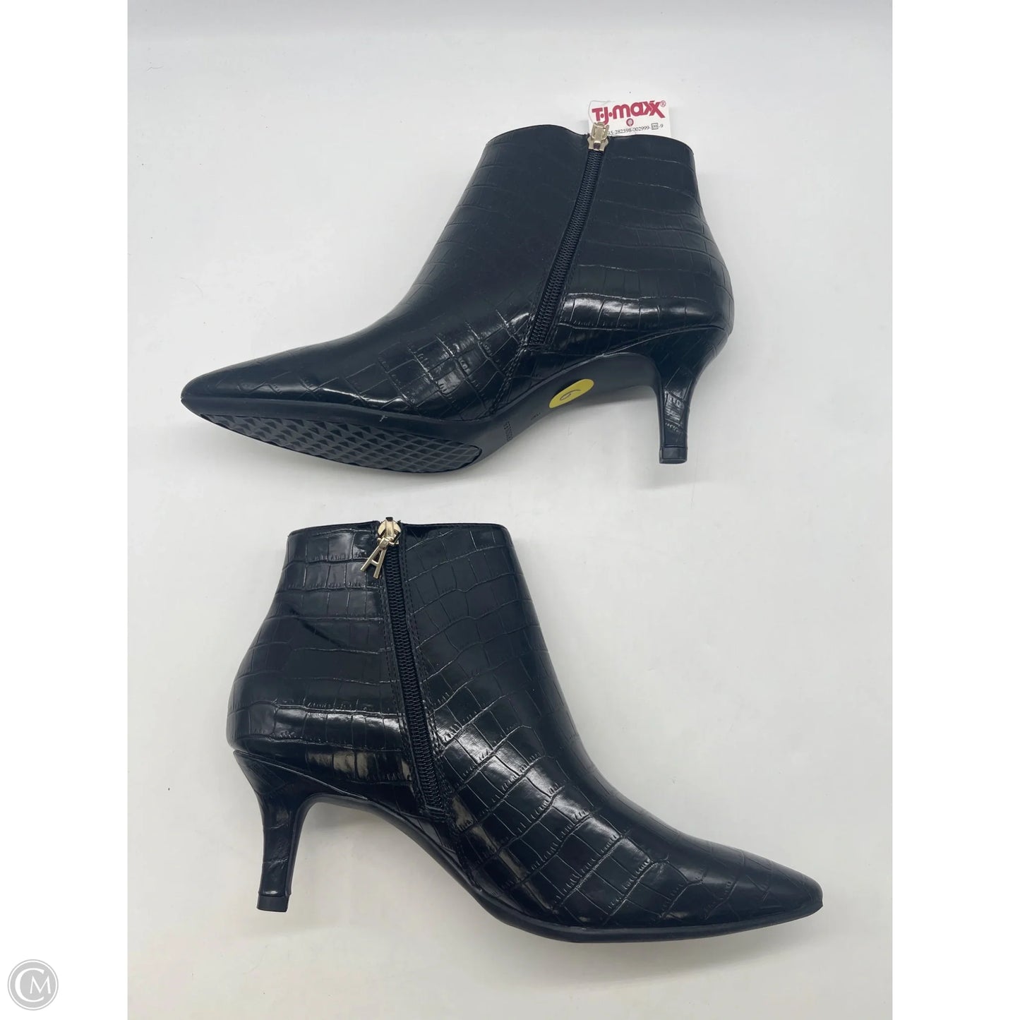 Boots Ankle Heels By Aerosoles In Black, Size: 9