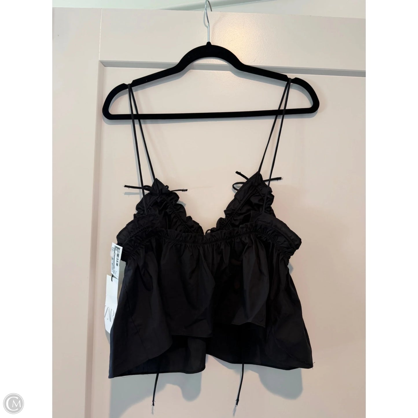 Tank Top By Zara In Black, Size: M
