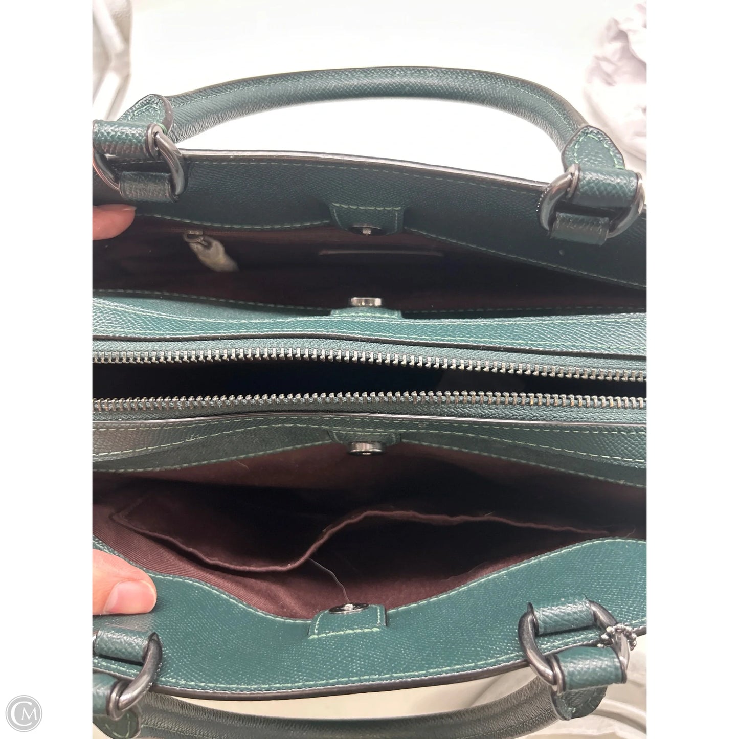 Crossbody Designer By Coach, Size: Medium