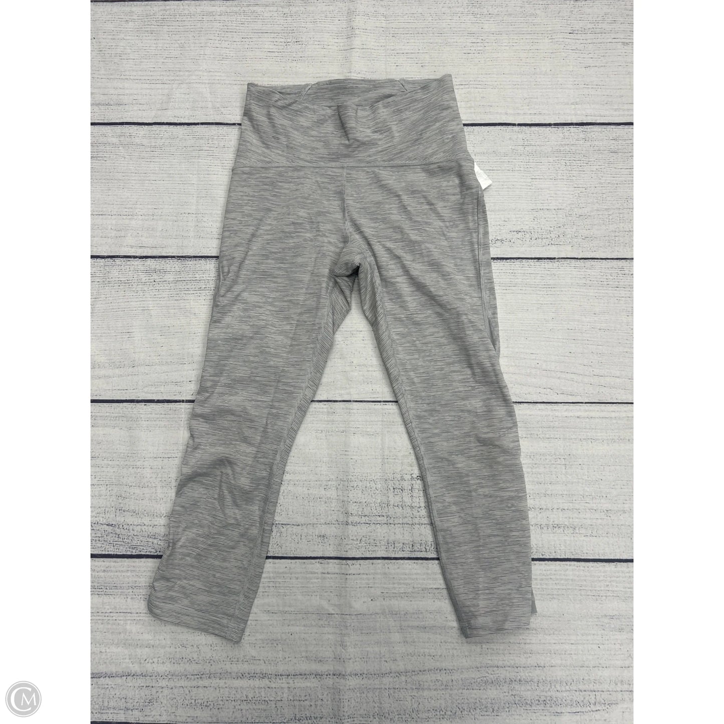 Athletic Leggings Capris By Lululemon In Grey, Size: 6