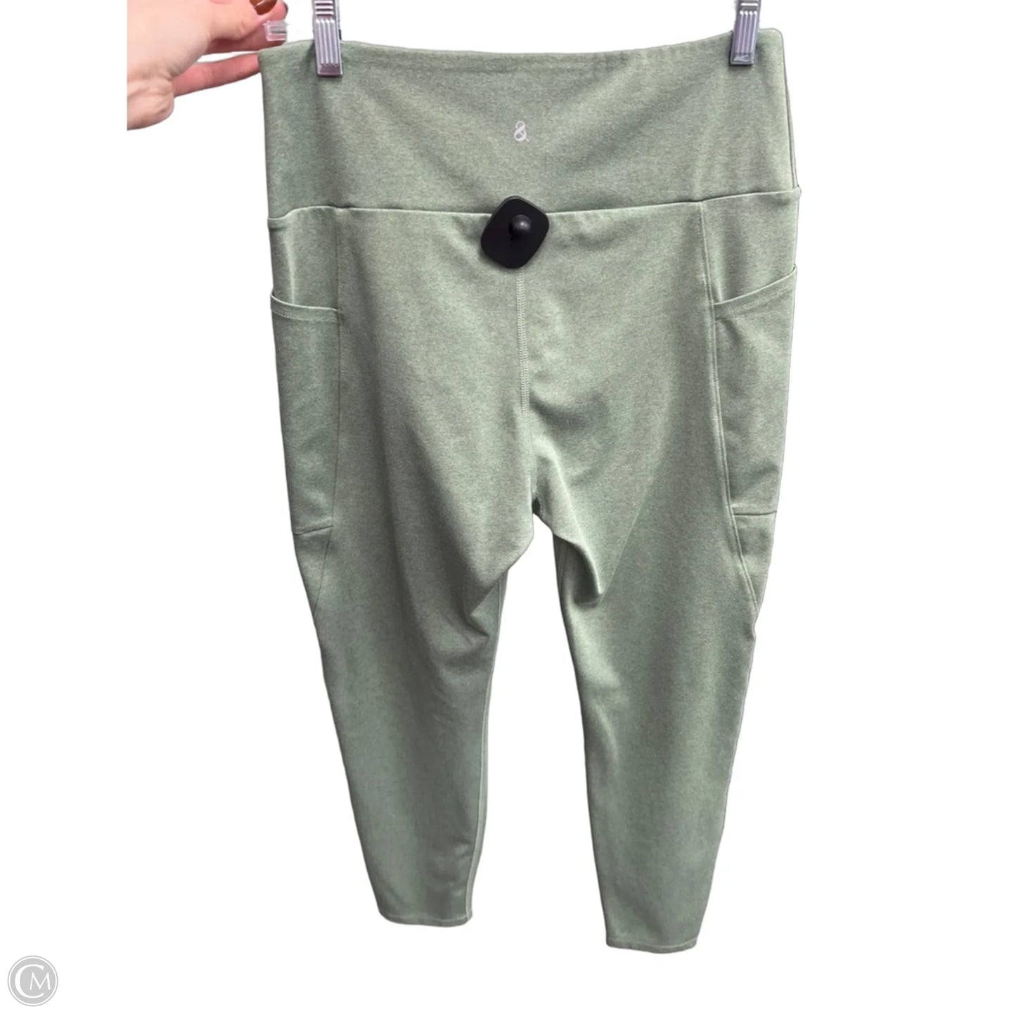 Athletic Leggings By Lou And Grey In Green, Size: L