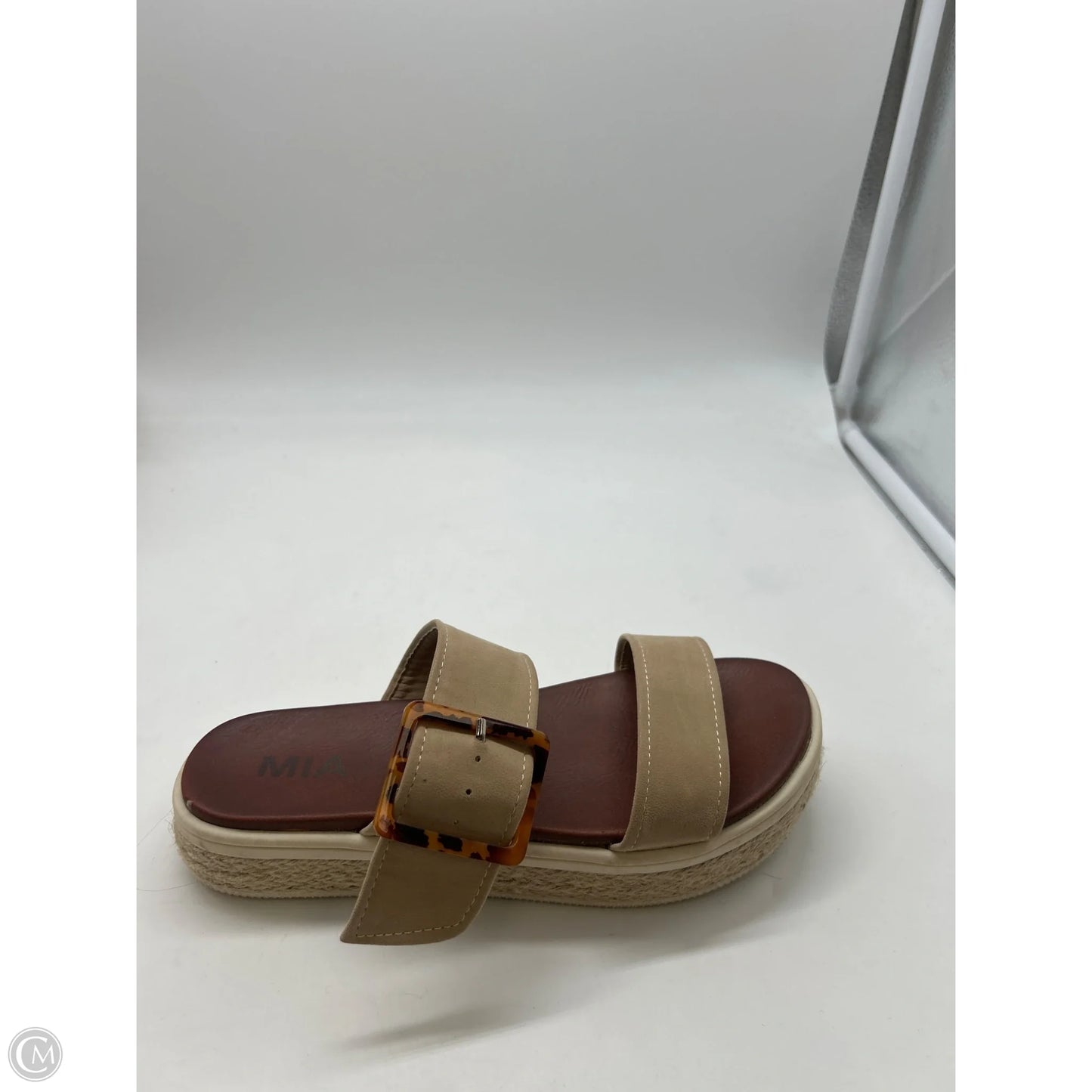 Sandals Flats By Mia In Tan, Size: 7
