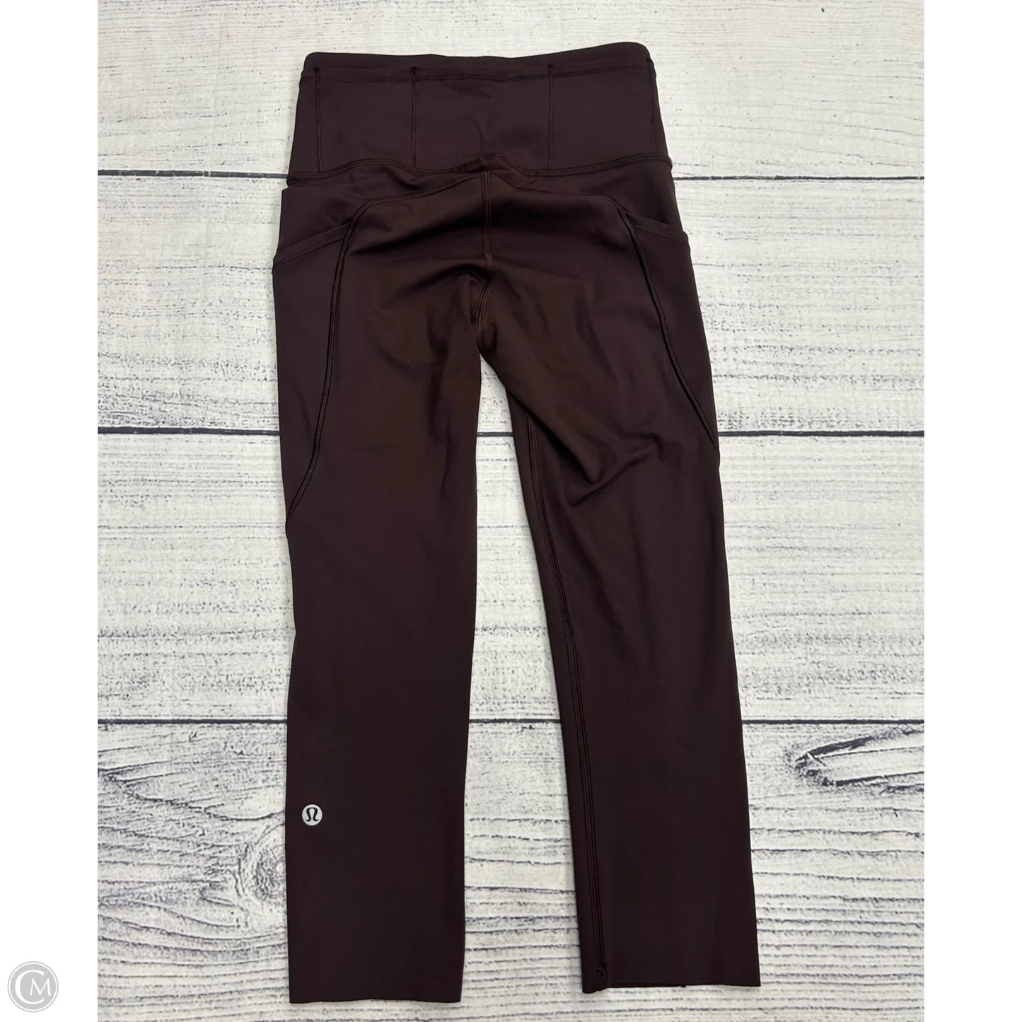 Athletic Leggings Capris By Lululemon In Purple, Size: 2