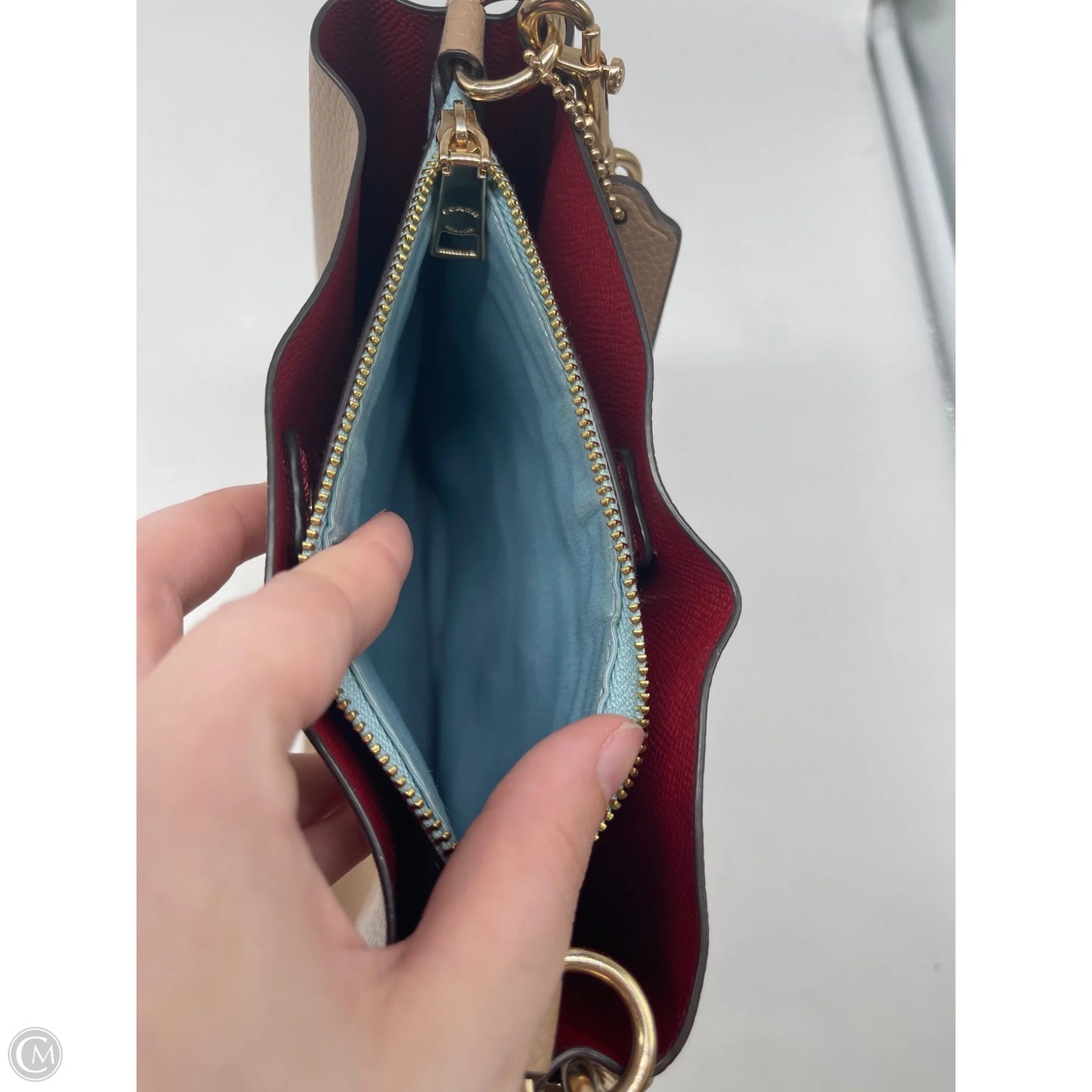 Handbag Designer By Coach, Size: Small