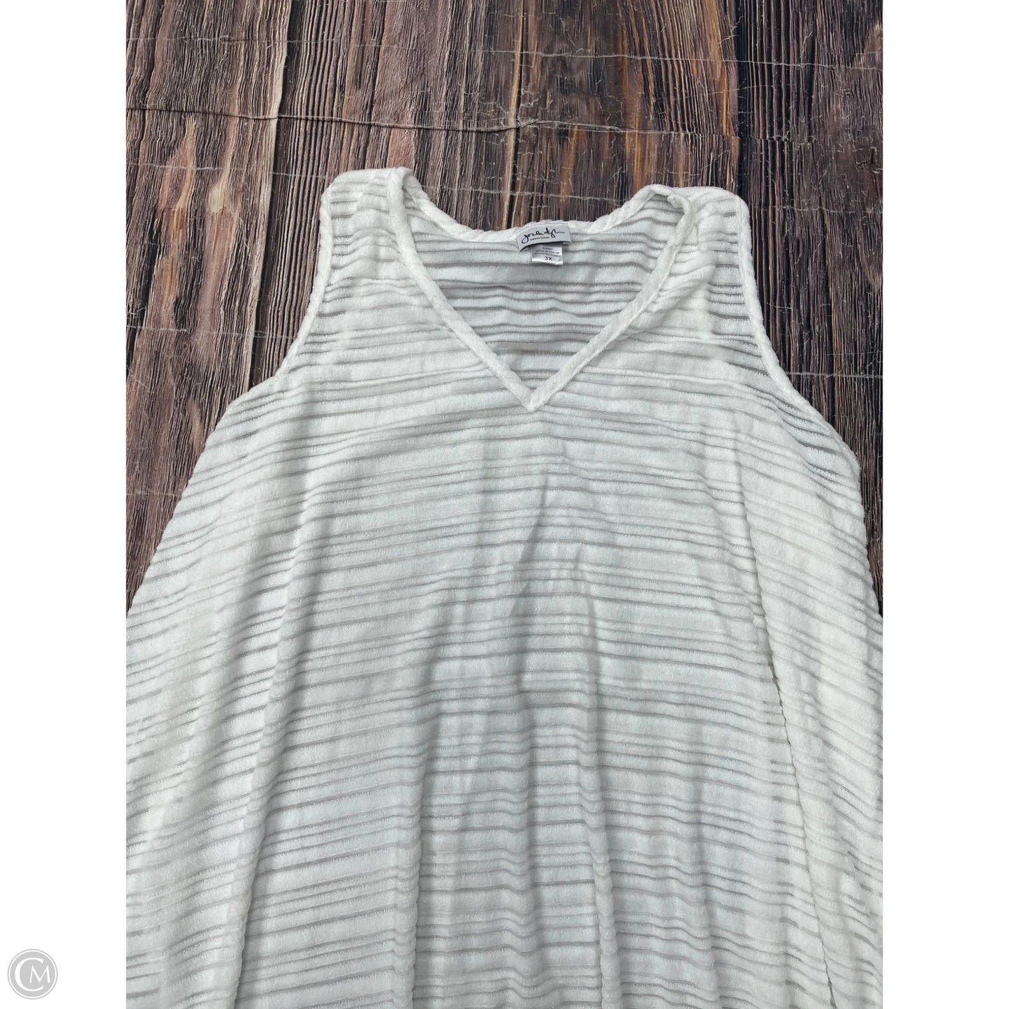 Swimwear Cover-up By Clothes Mentor In White, Size: 3x