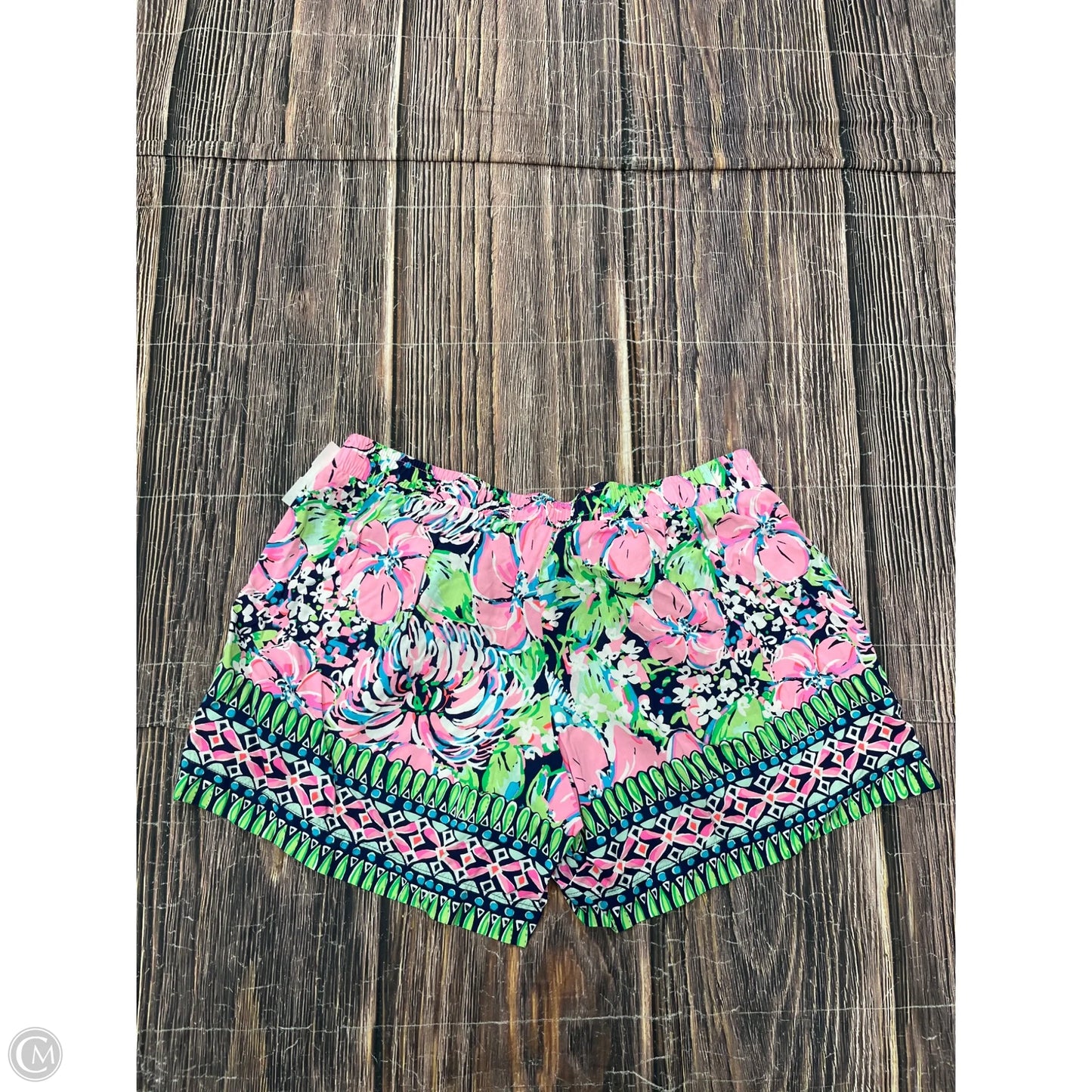 Shorts Designer By Lilly Pulitzer In Blue & Pink, Size: S