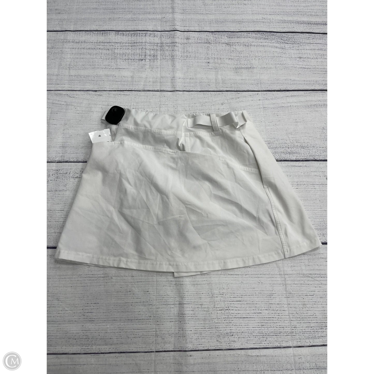 Athletic Skort By Lululemon In White, Size: 6