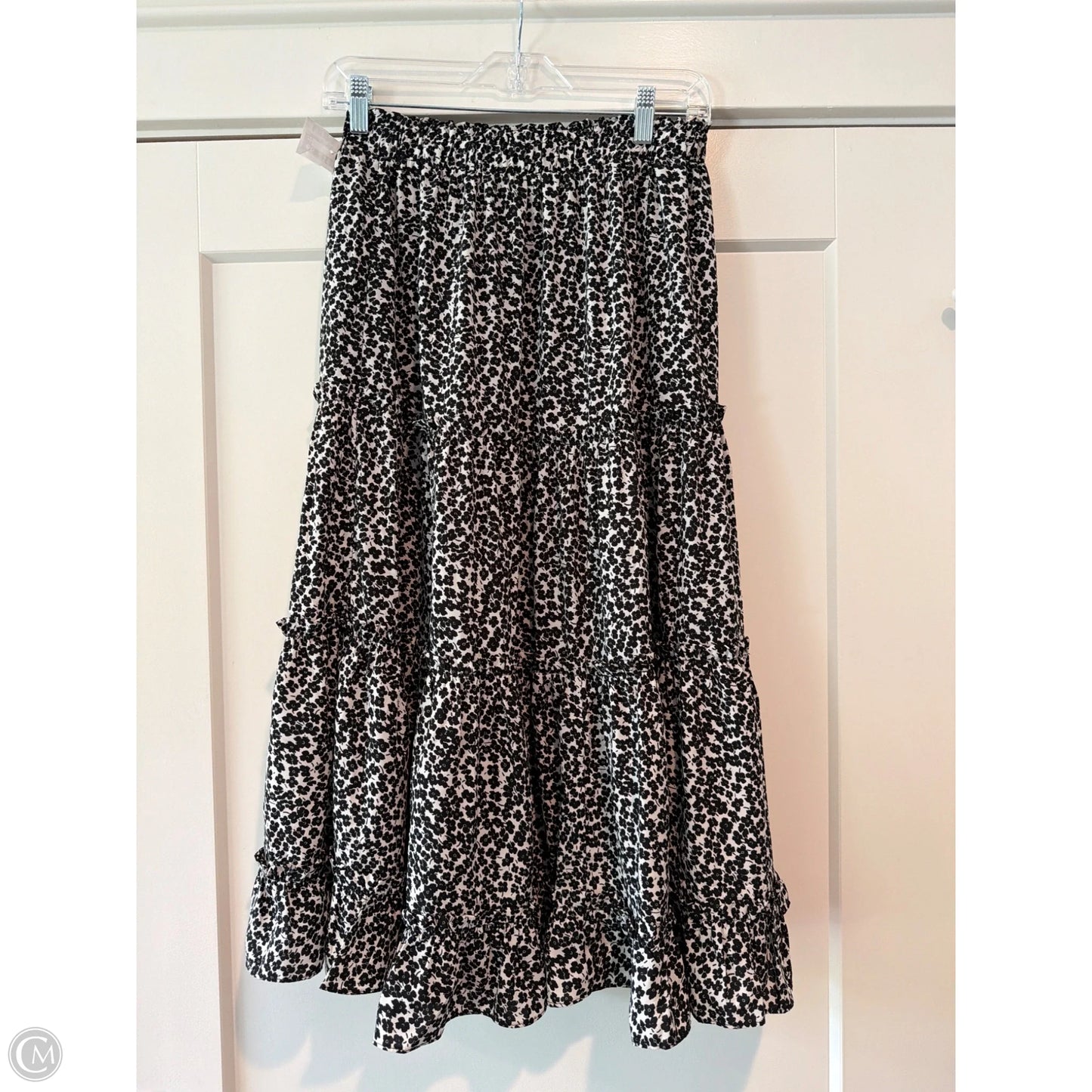 Skirt Maxi By Betseys Boutique Shop In Black & White, Size: L