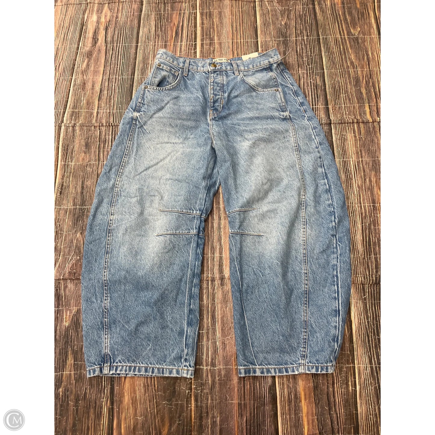Jeans Wide Leg By We The Free In Blue Denim, Size: 6