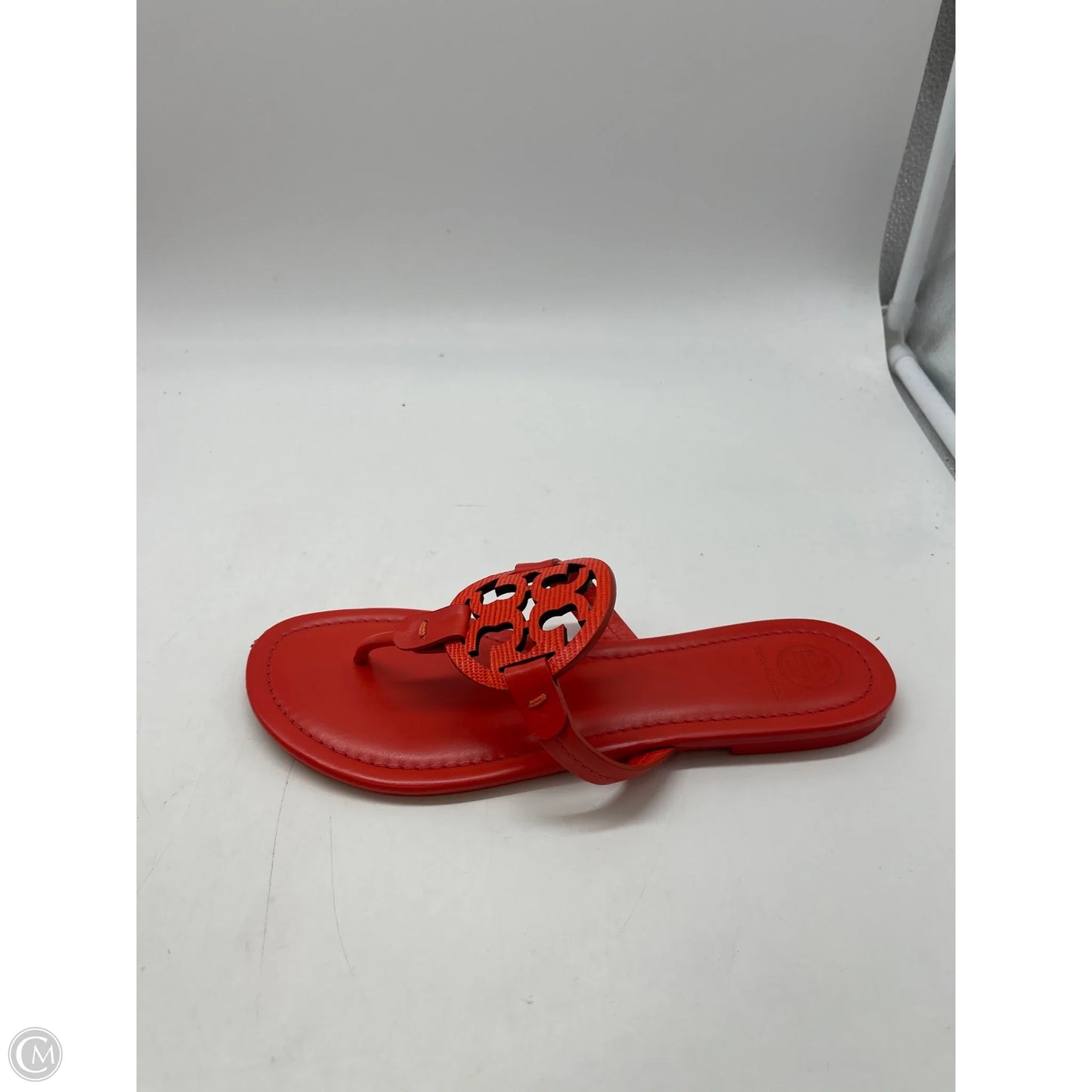 Sandals Designer By Tory Burch In Orange, Size: 8