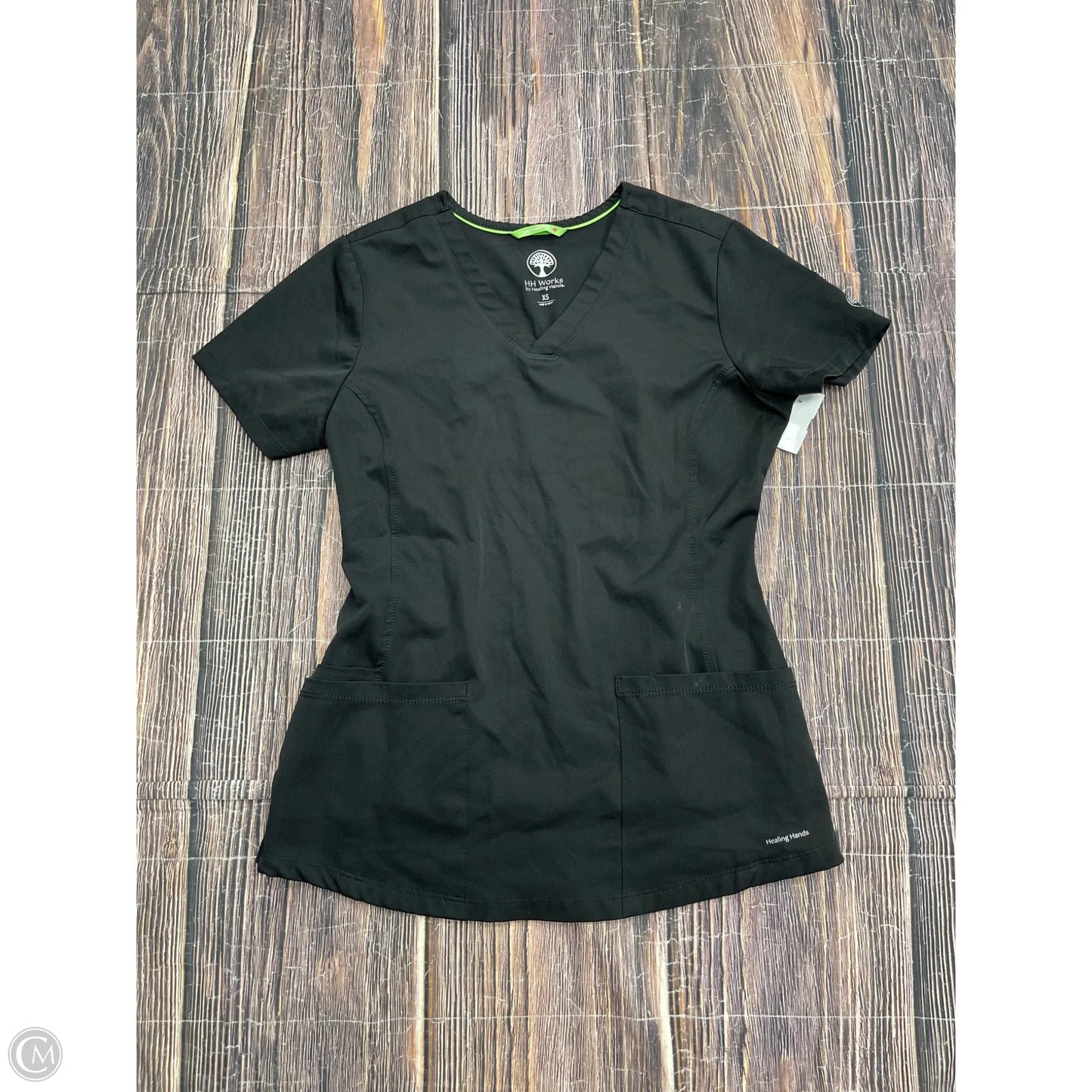 Top Short Sleeve By Clothes Mentor In Black, Size: Xs