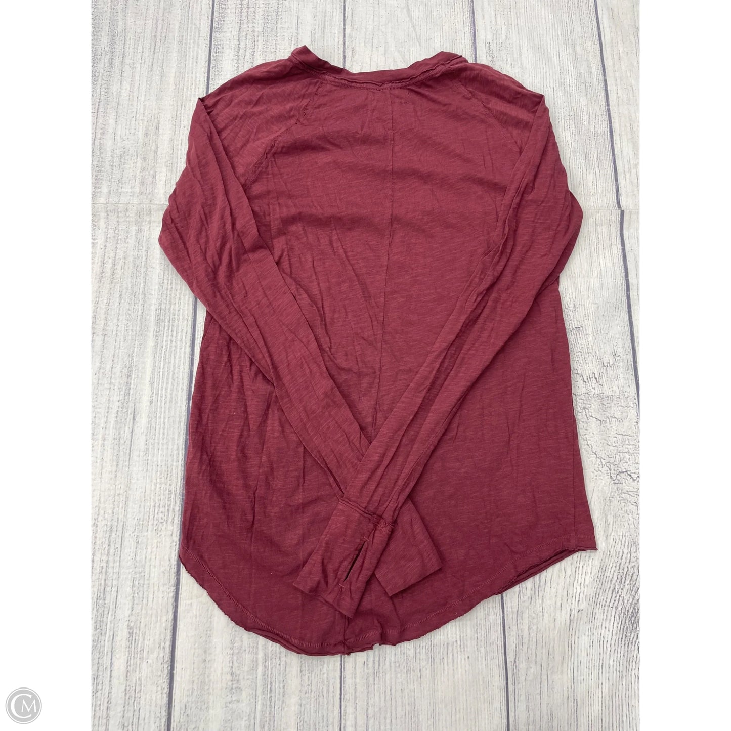 Top Long Sleeve By We The Free In Red, Size: S