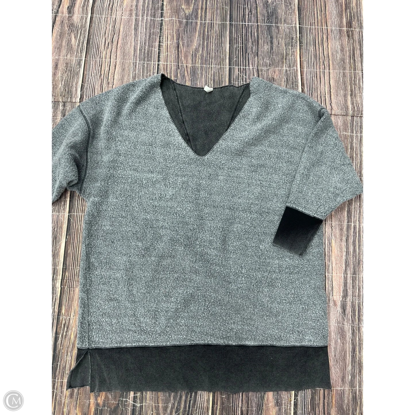Sweatshirt Crewneck By Free People In Grey, Size: Xs