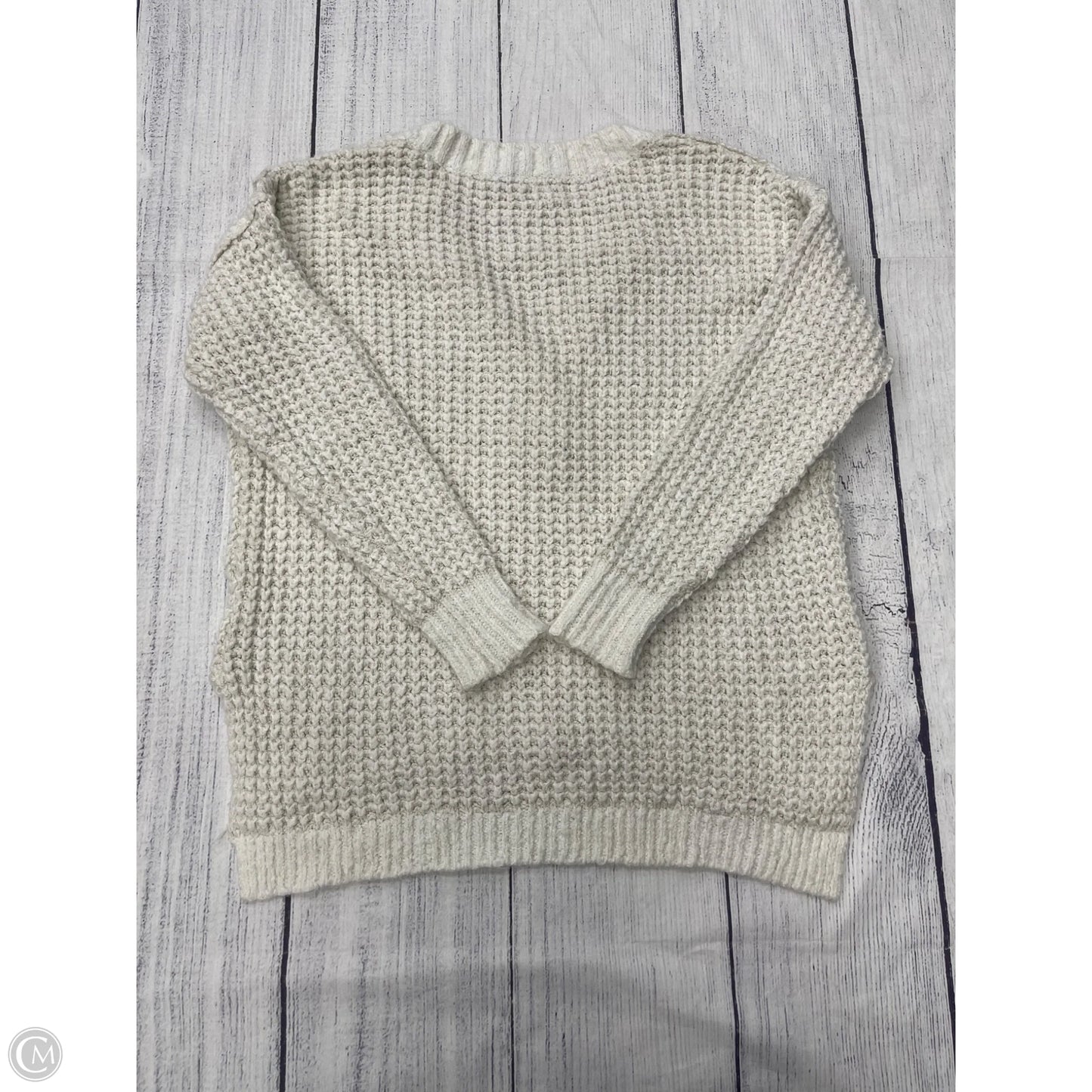 Sweater By Free People In White, Size: S