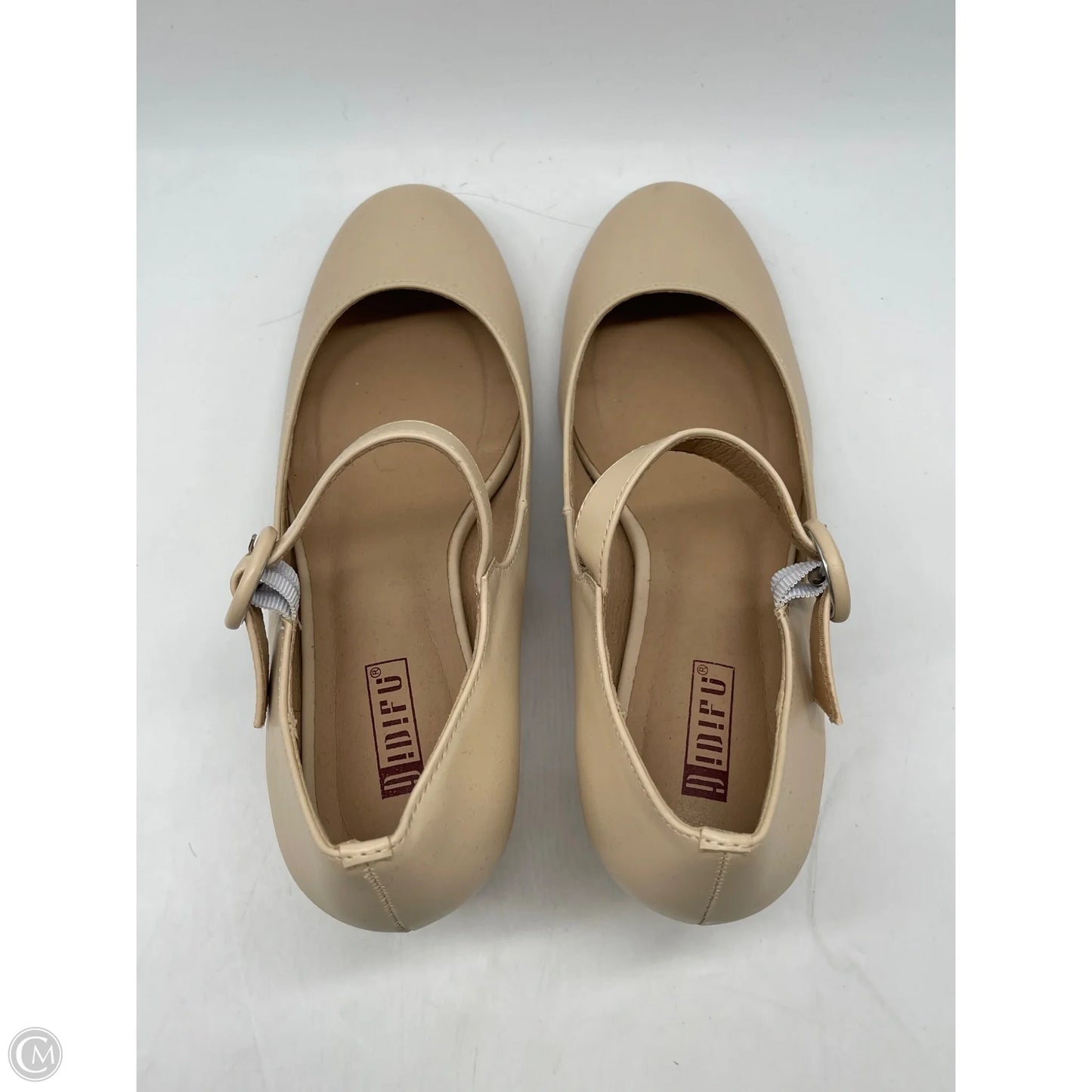 Shoes Heels Block By Clothes Mentor In Tan, Size: 8.5