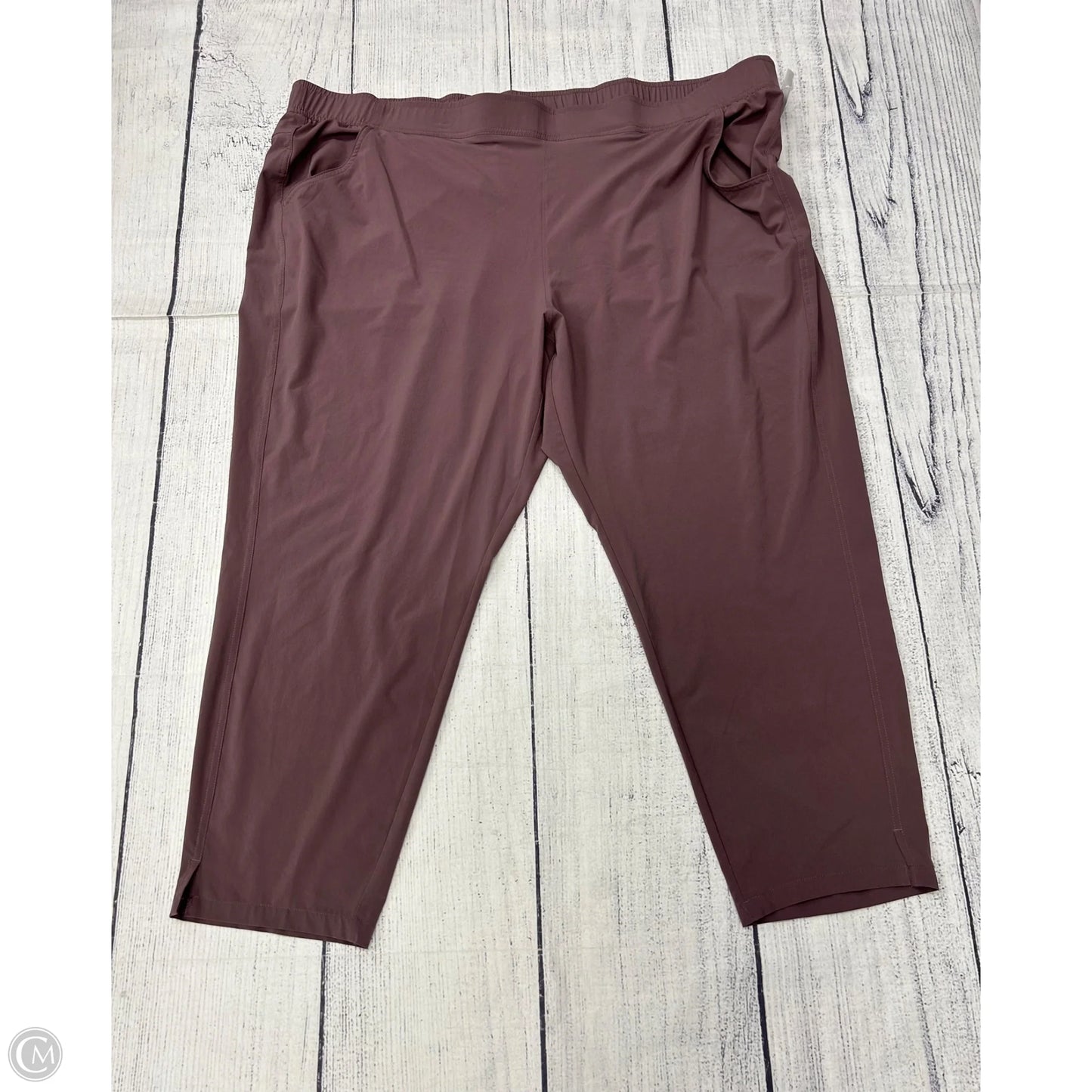 Athletic Pants By Eddie Bauer In Purple, Size: 3x