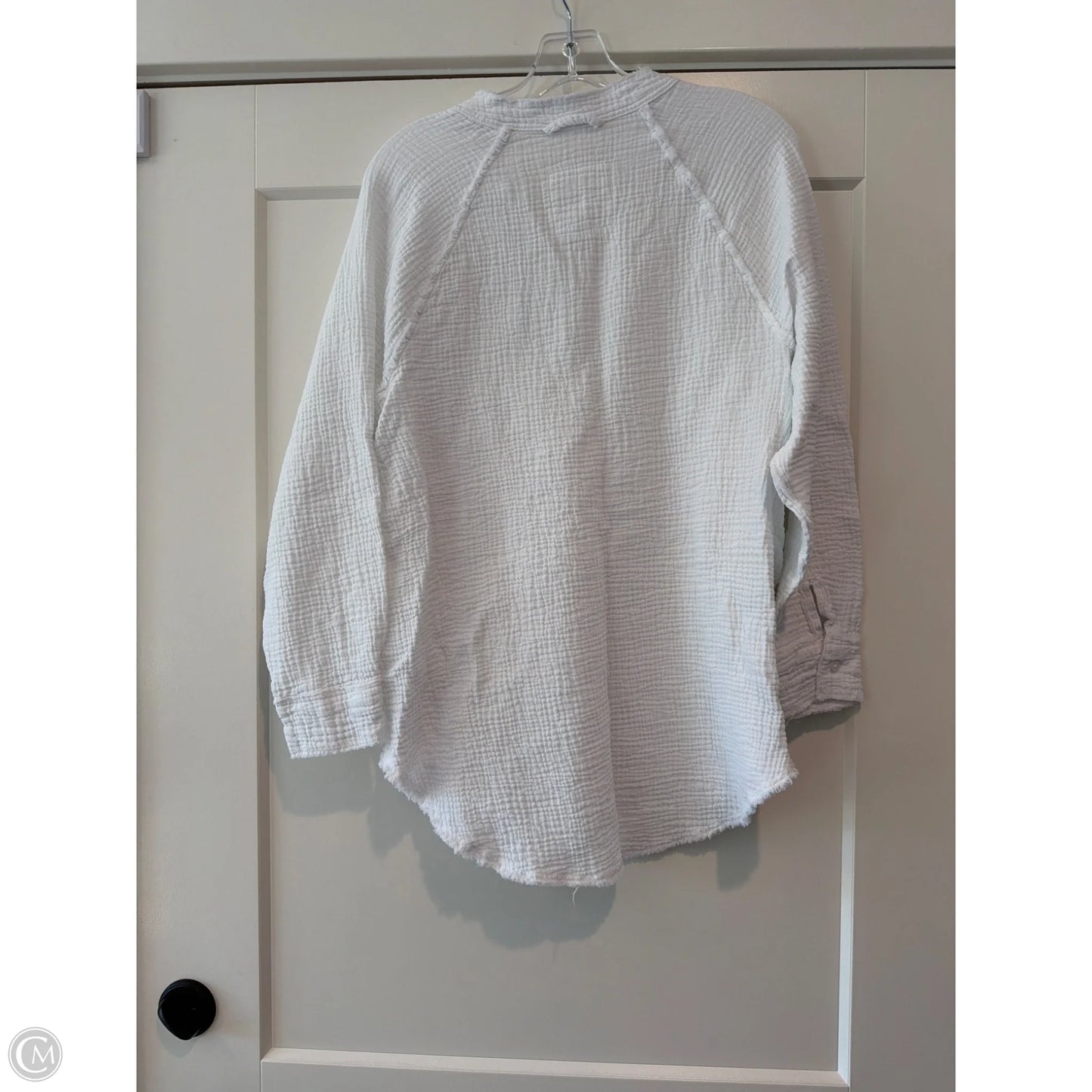Top Long Sleeve By Aerie In White, Size: Xs