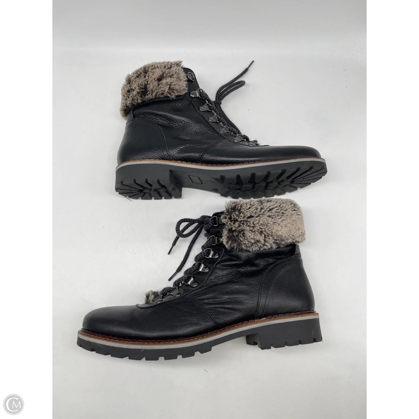 Boots Ankle Flats By Cmc In Black, Size: 9.5