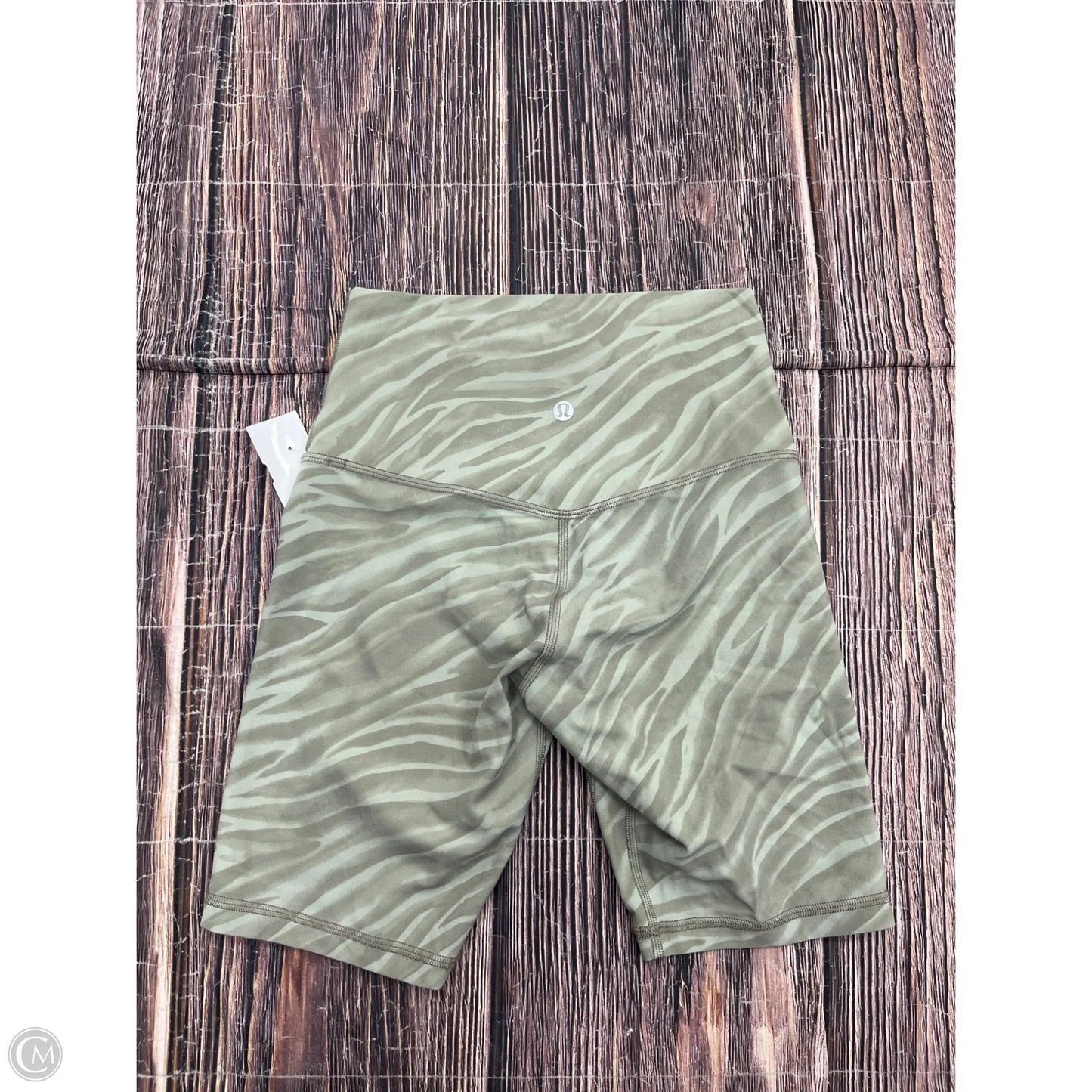 Athletic Shorts By Lululemon In Green, Size: 4