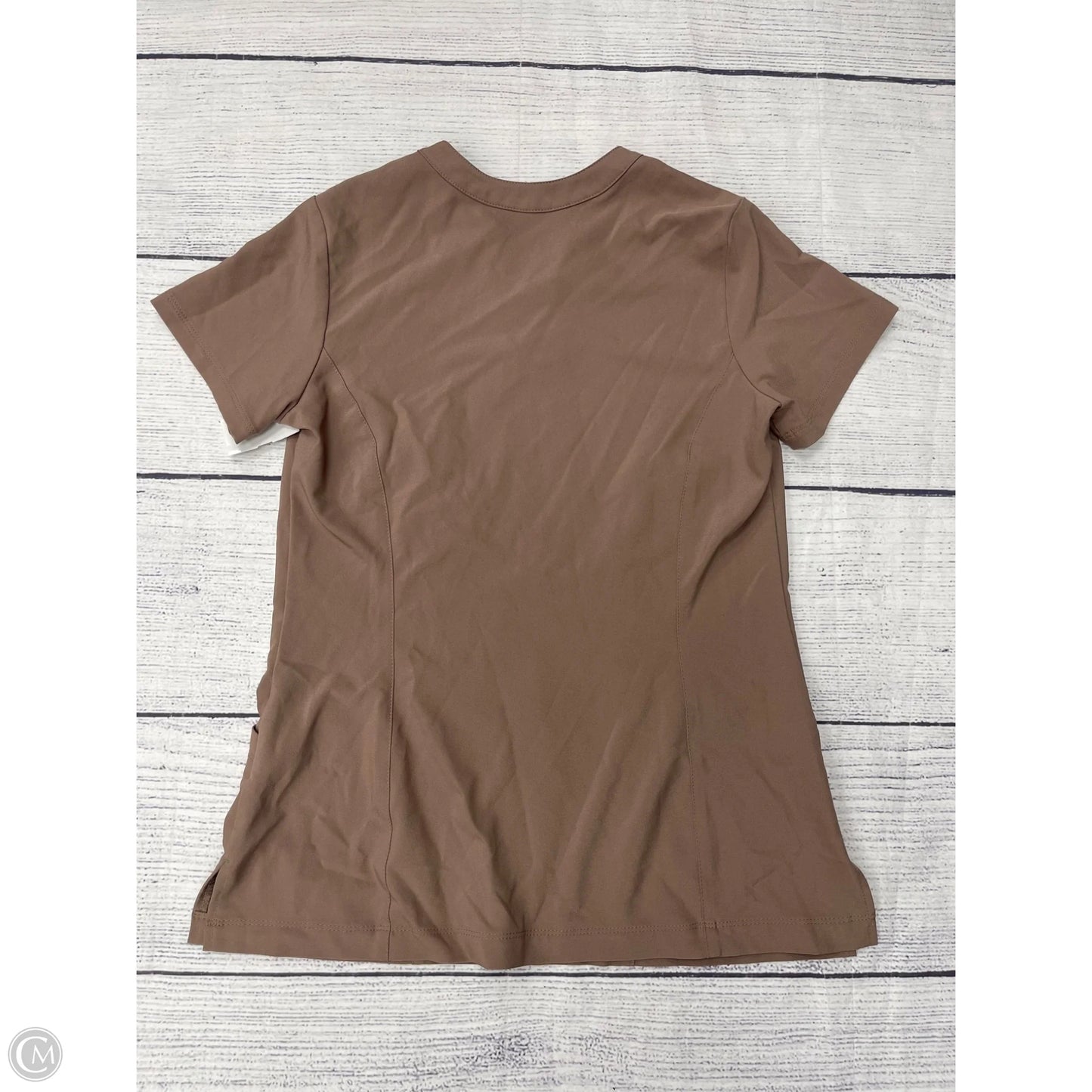 Top Short Sleeve By Clothes Mentor In Brown, Size: S