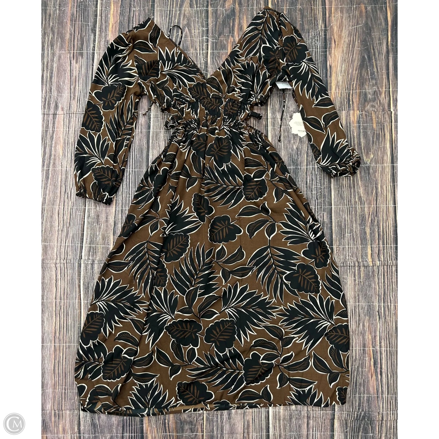 Dress Casual Maxi By Indulge In Brown, Size: L