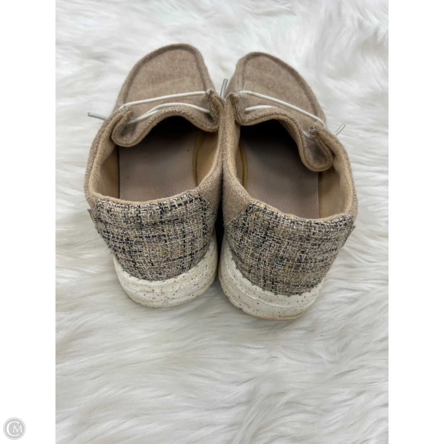 Shoes Flats By Hey Dude In Brown, Size: 7