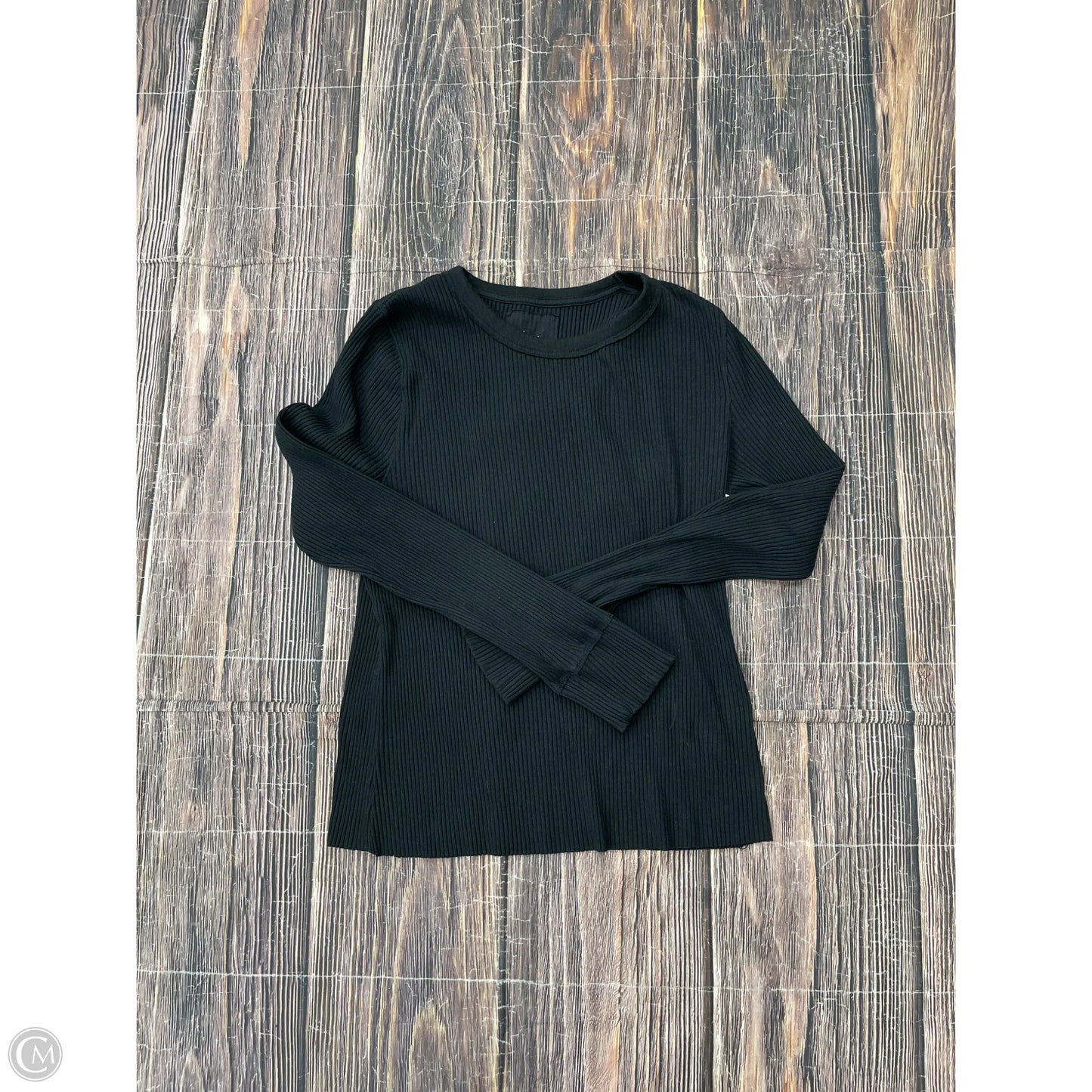 Top Long Sleeve By Aerie In Black, Size: Xl