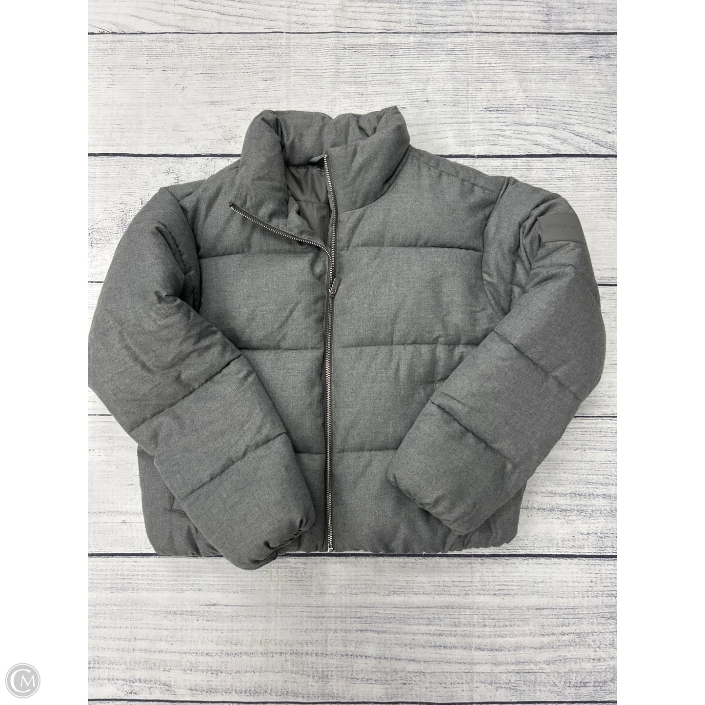 Coat Puffer & Quilted By Athleta In Grey, Size: M