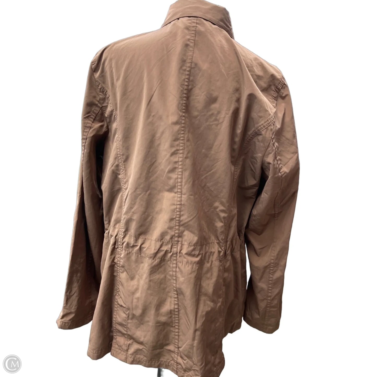 Jacket Windbreaker By J. Jill In Brown, Size: M